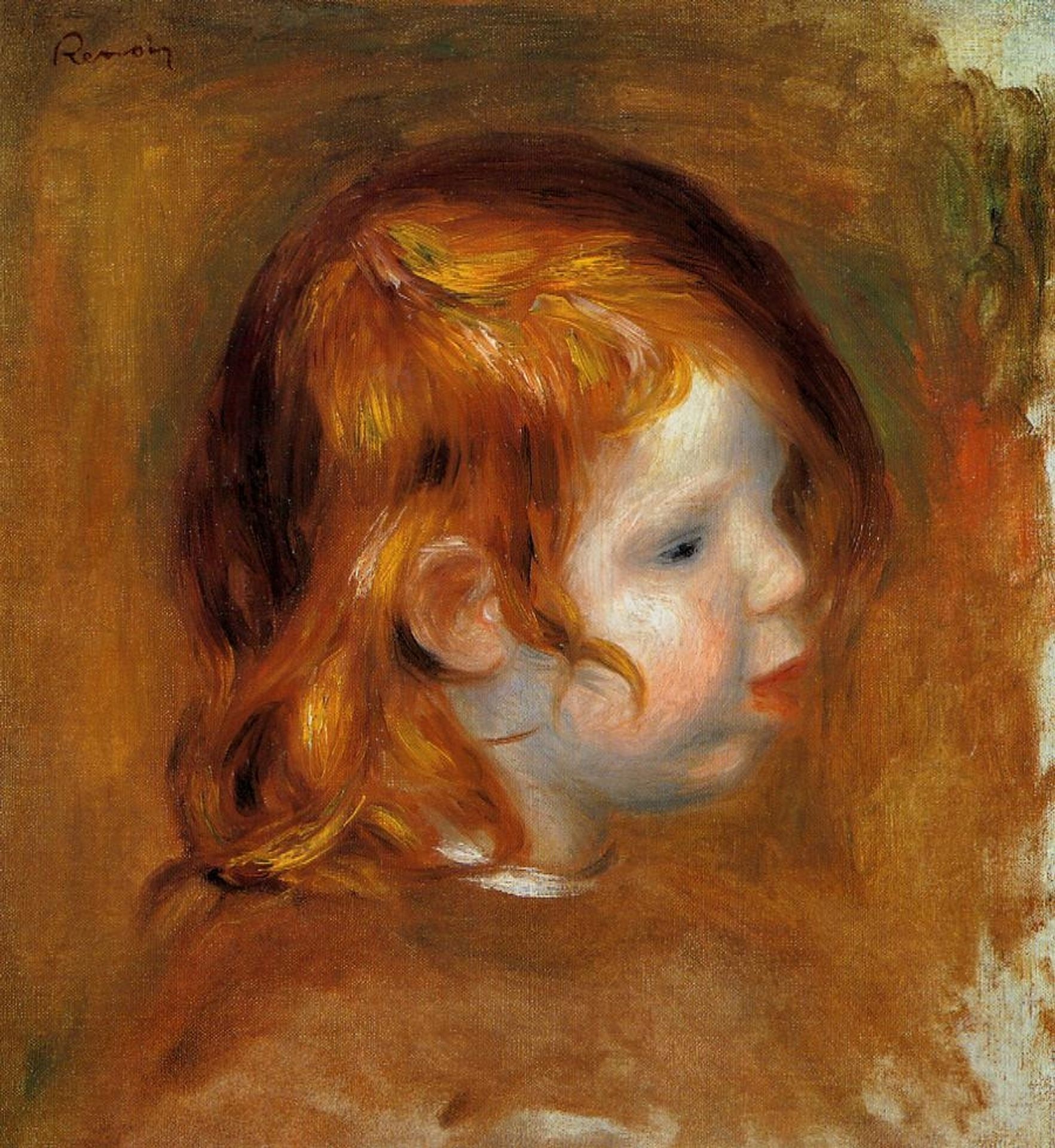Portrait of Jean by Pierre-Auguste Renoir