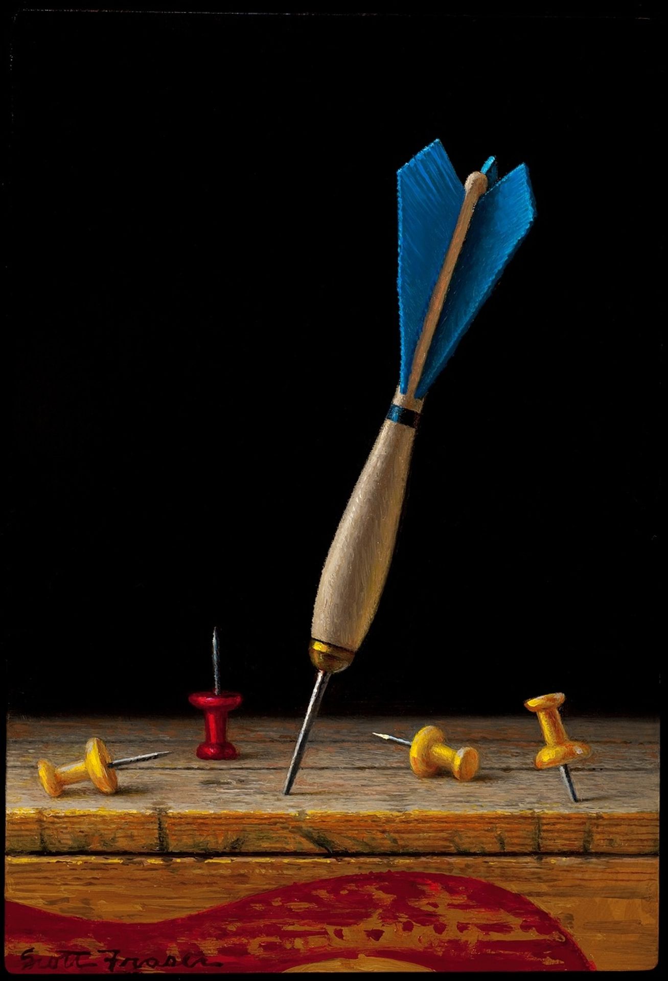Dart with Push Pins by Scott Fraser