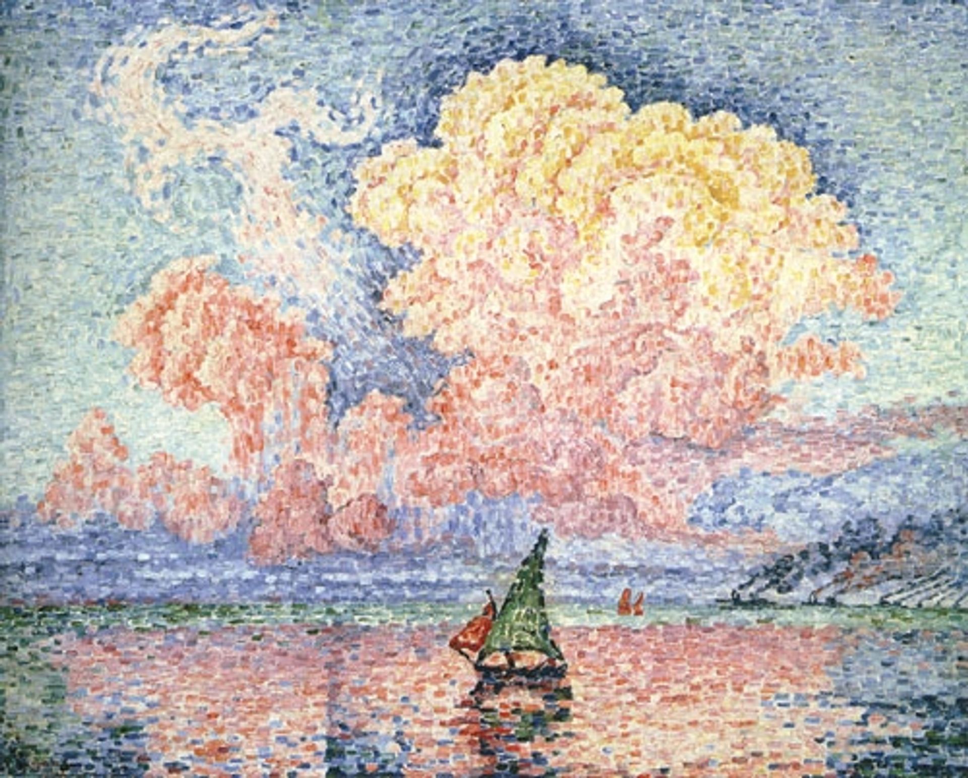 Antibes, the Pink Cloud by Paul Signac