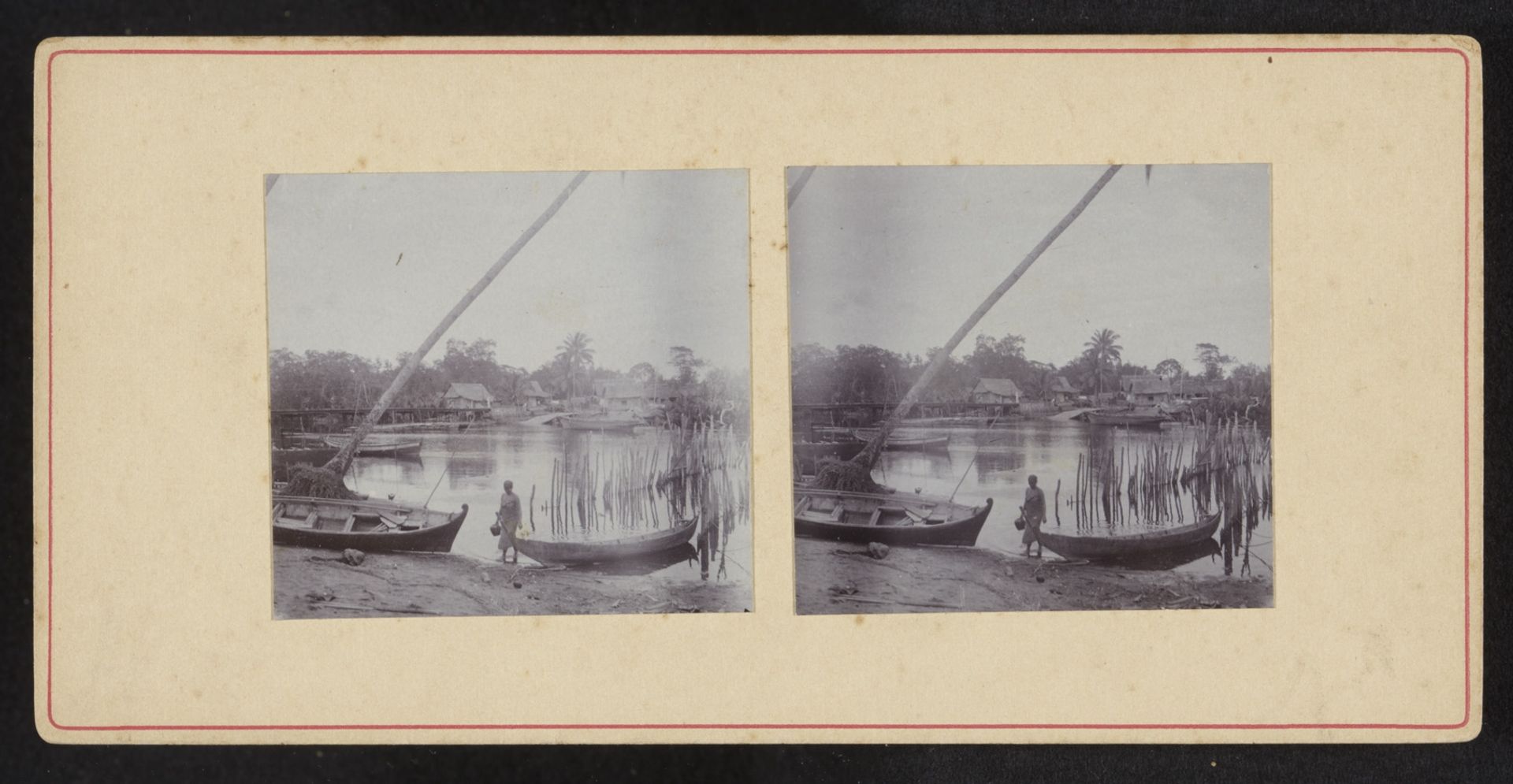 Dorp aan het water by Robert Julius Boers