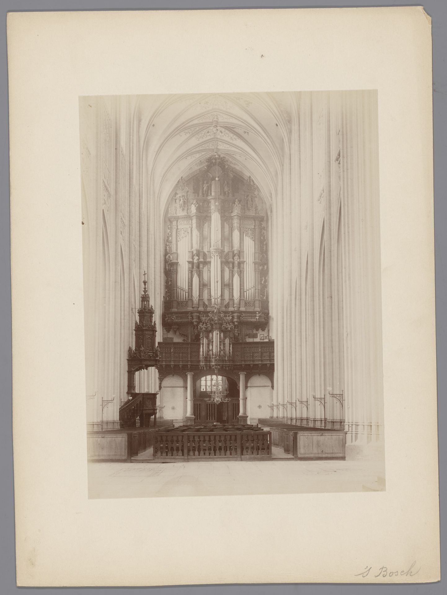 Orgel in de Sint-Janskathedraal te Den Bosch by anoniem (Monumentenzorg)