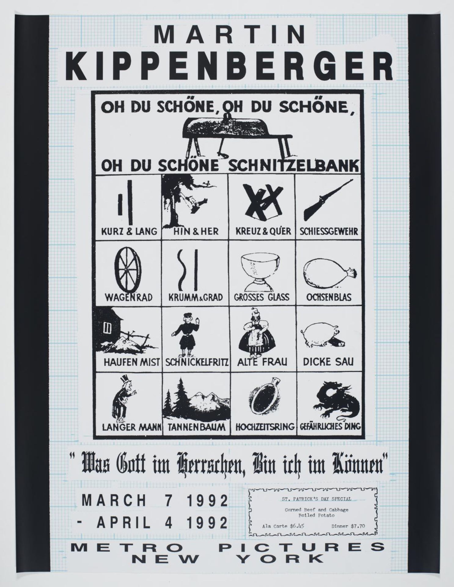As God is in Domination, I am in Ability by  Martin Kippenberger