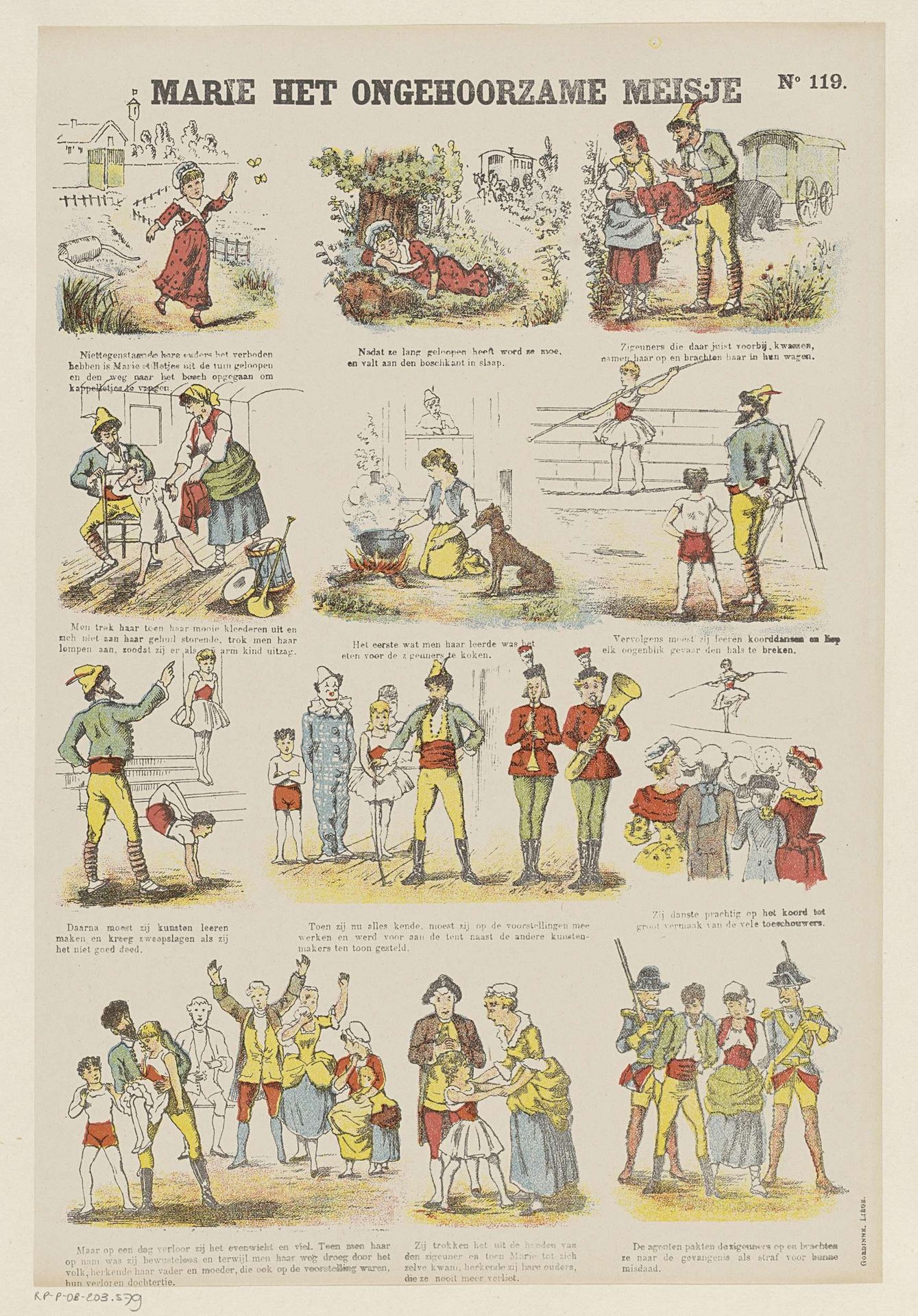 Marie het ongehoorzame meisje by Gordinne