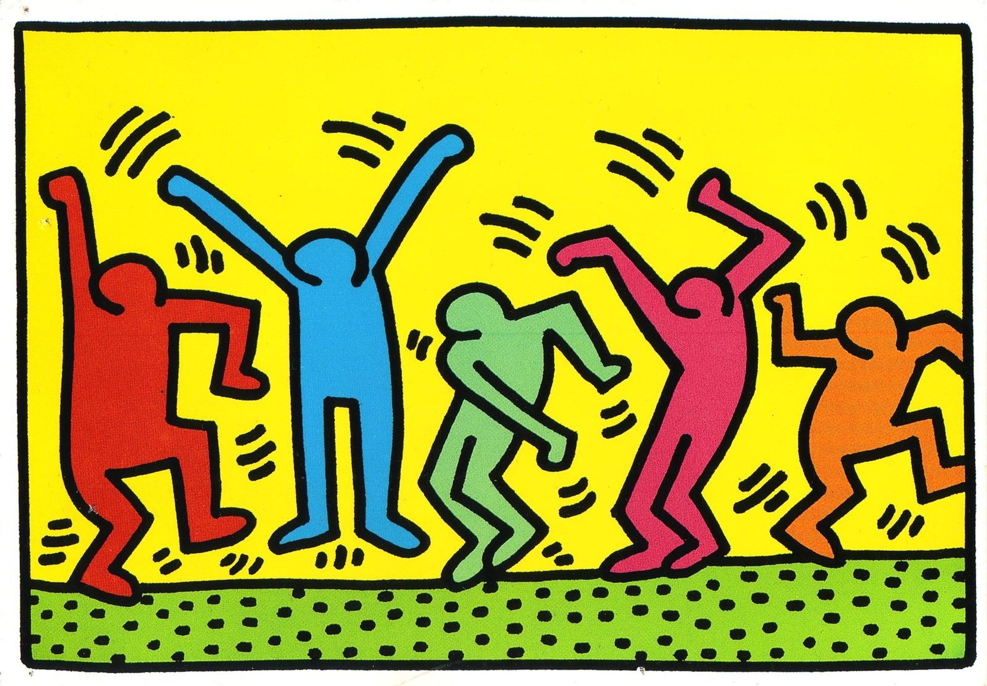 Untitled (Dance) by Keith Haring