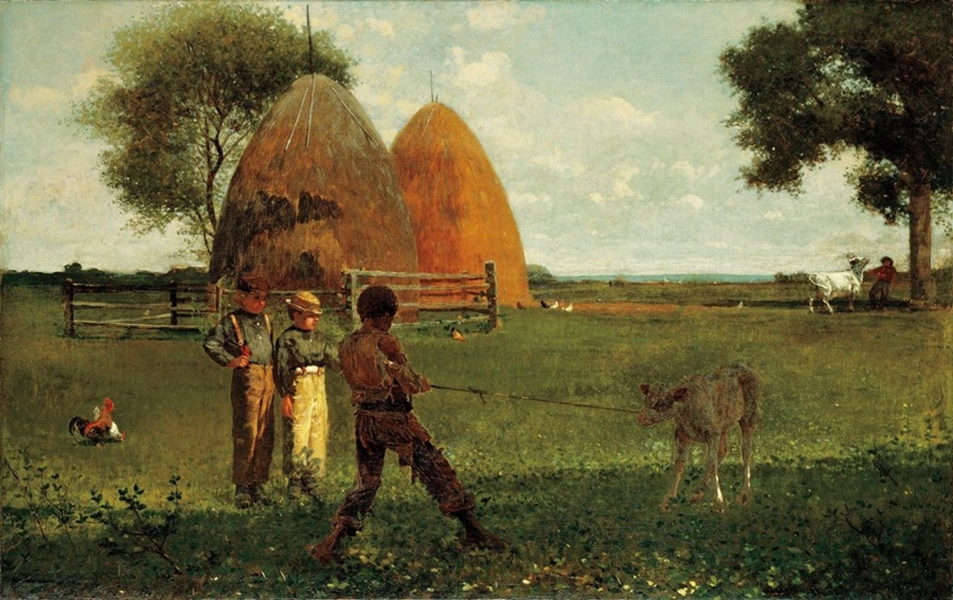 Weaning the Calf by Winslow Homer