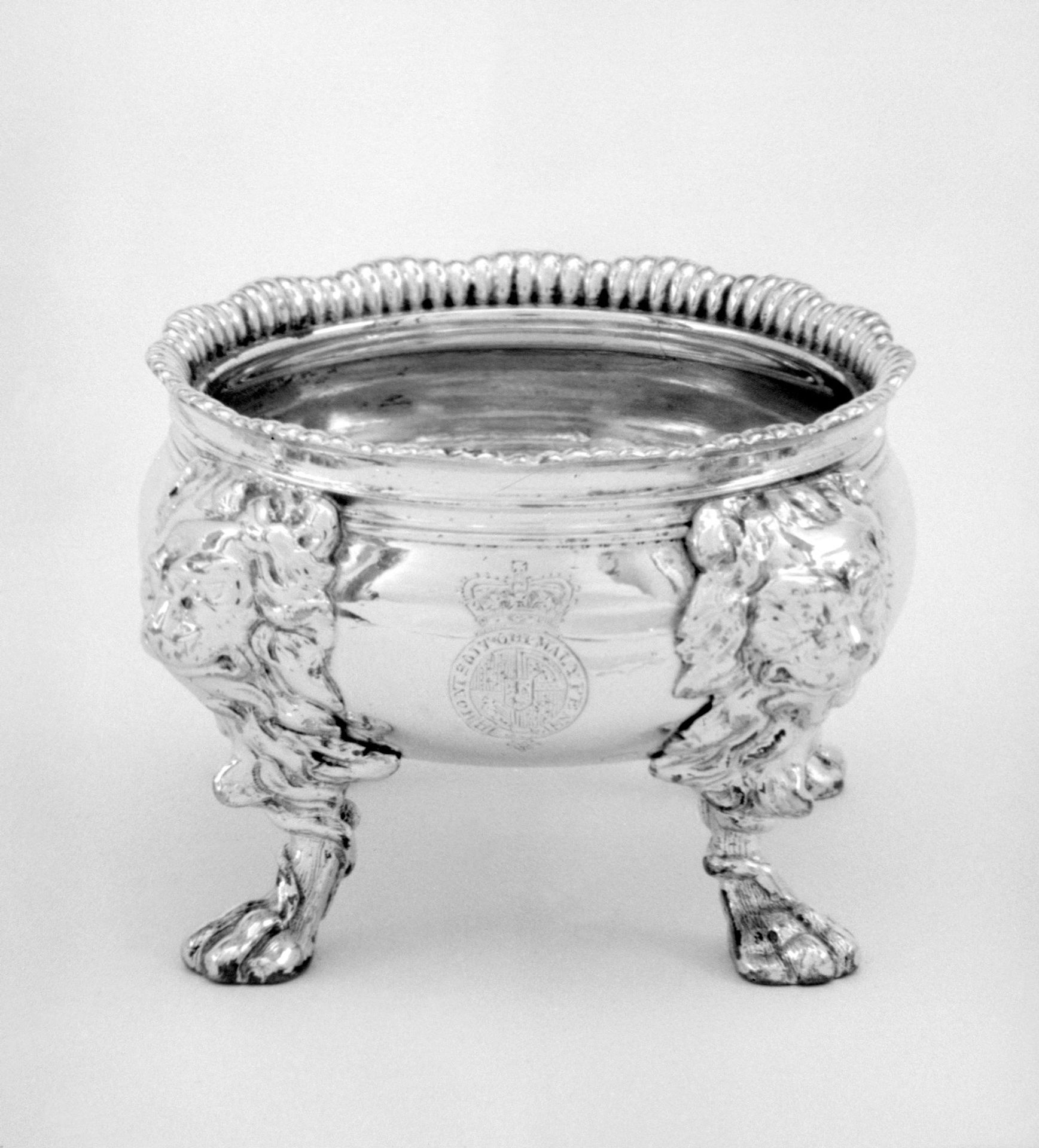 Set of four saltcellars by Paul de Lamerie