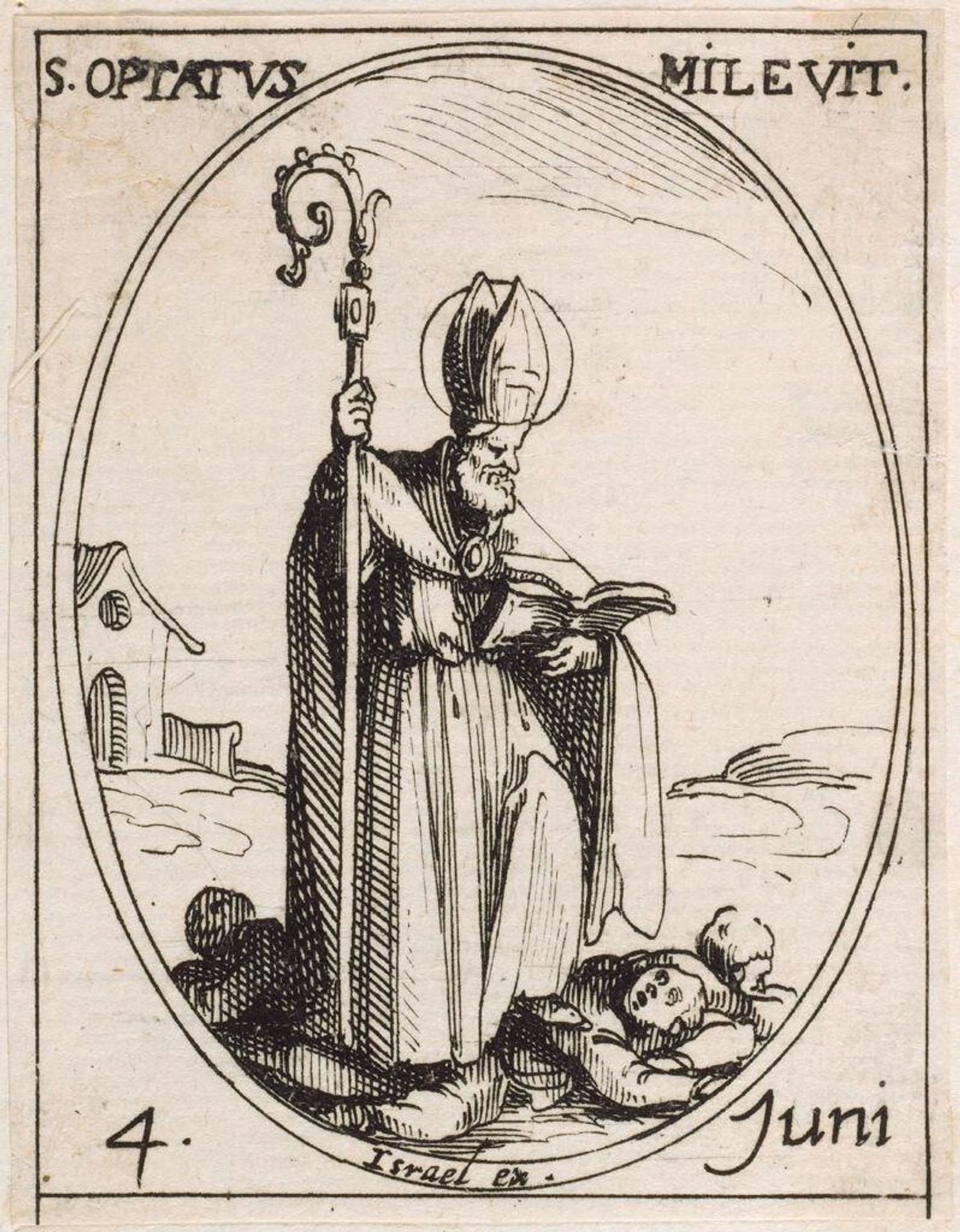 Saint Optatus by Jacques Callot