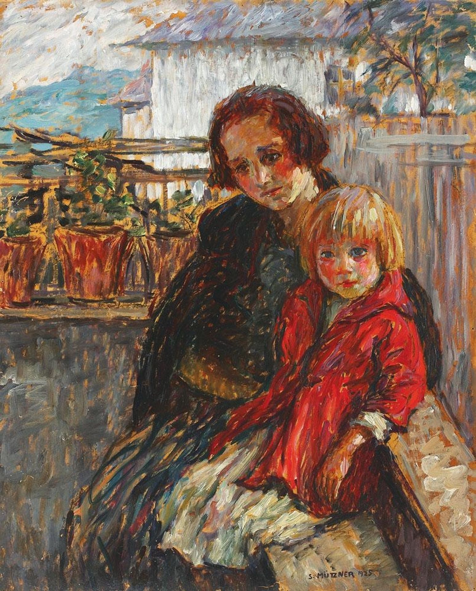 With Mum by Samuel Mutzner