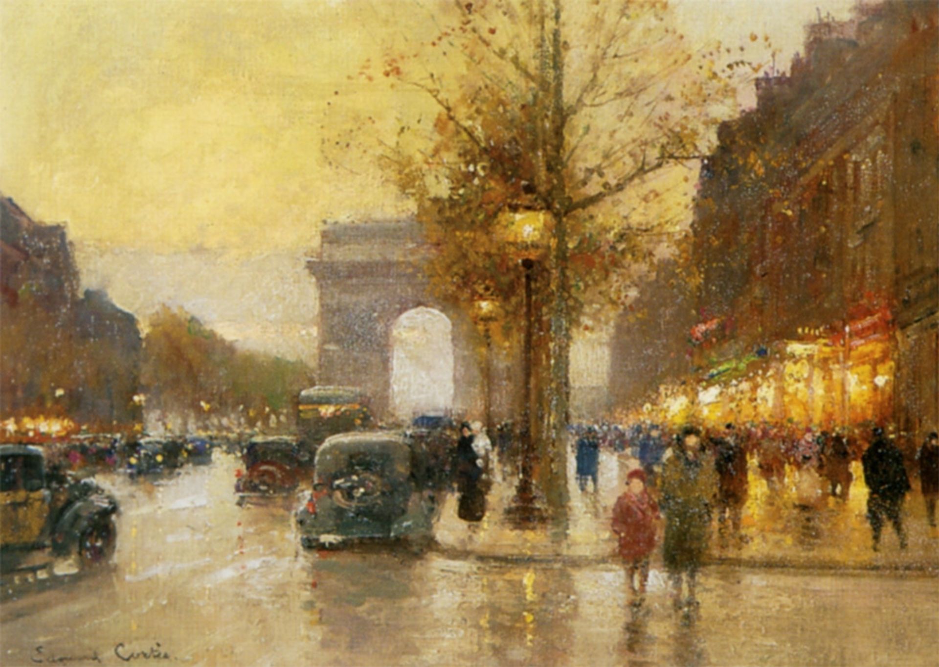 The Lido Champs Elysees by Edouard Cortes