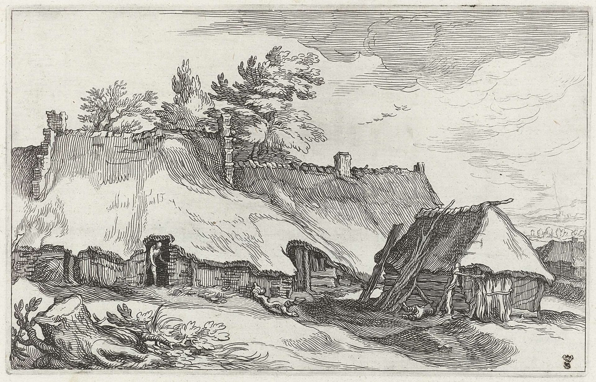Landschap met boerderij by Boëtius Adamsz. Bolswert