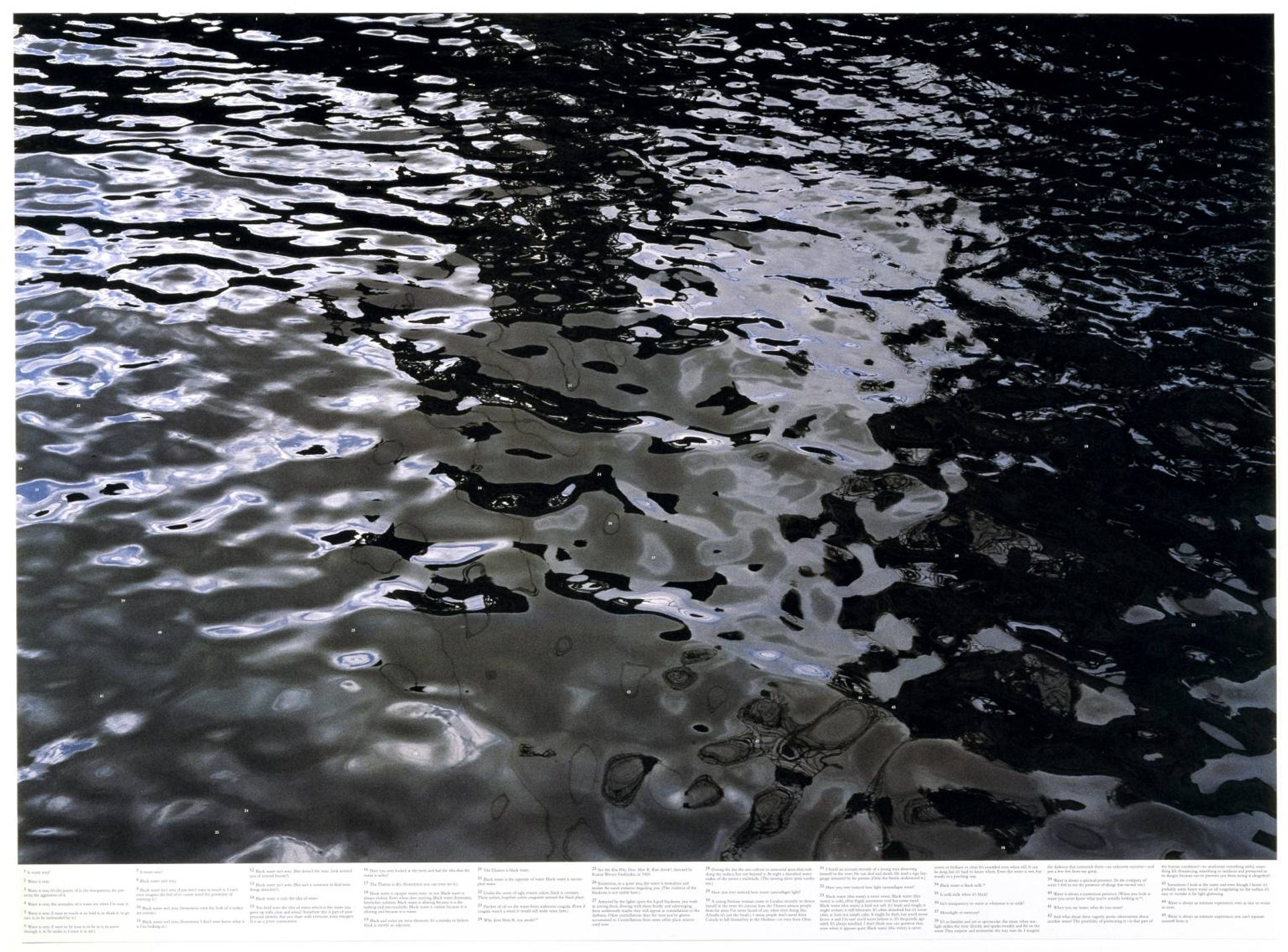 Untitled (from the series Still Water (The River Thames, for Example)) by Roni Horn