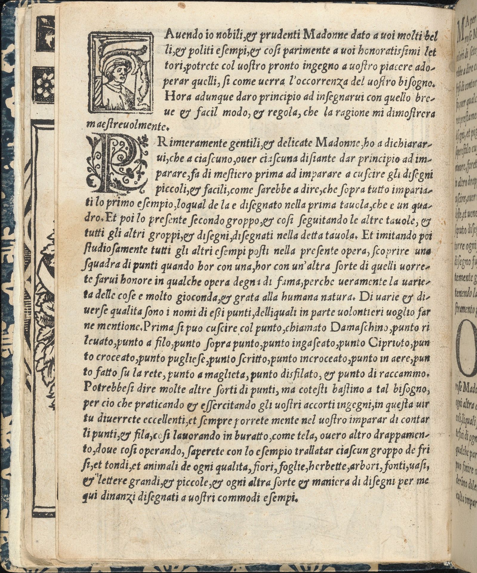 Essempio di recammi, page 25 (verso) by Giovanni Antonio Tagliente