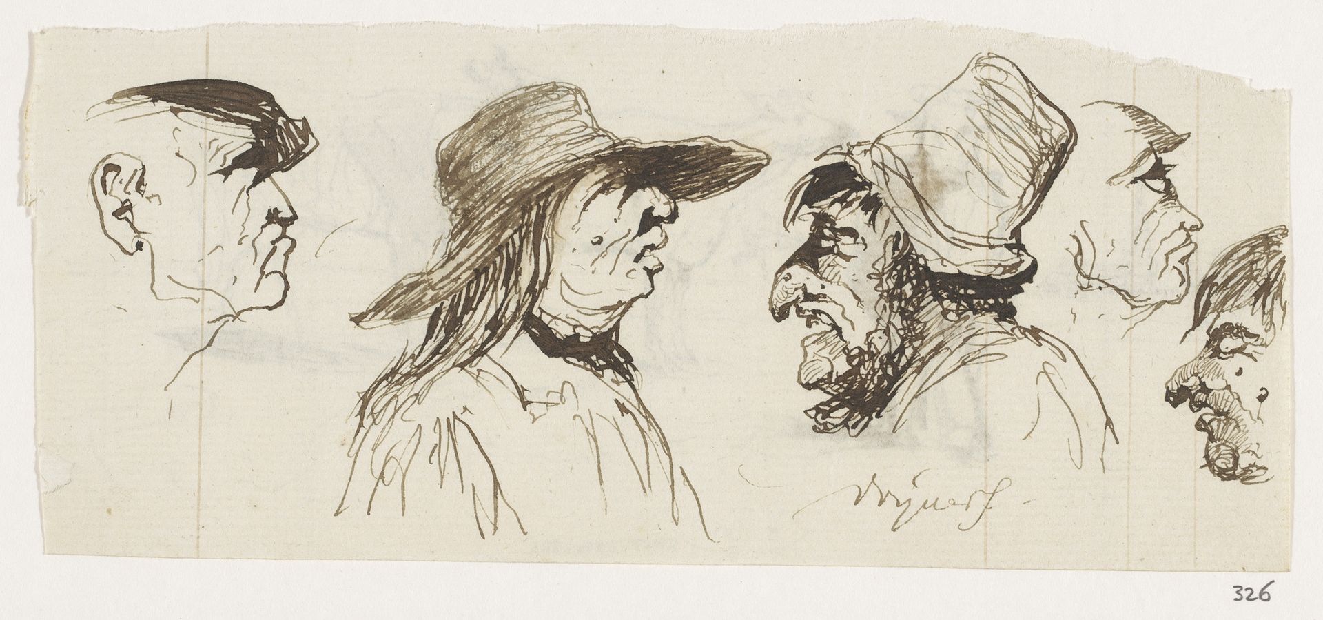Koppen van drijvers by Johannes Tavenraat