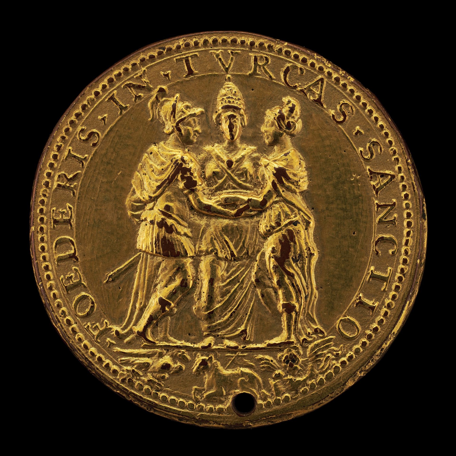 Alliance of the Papacy, Spain, and Venice [reverse] by Giovanni Antonio de' Rossi