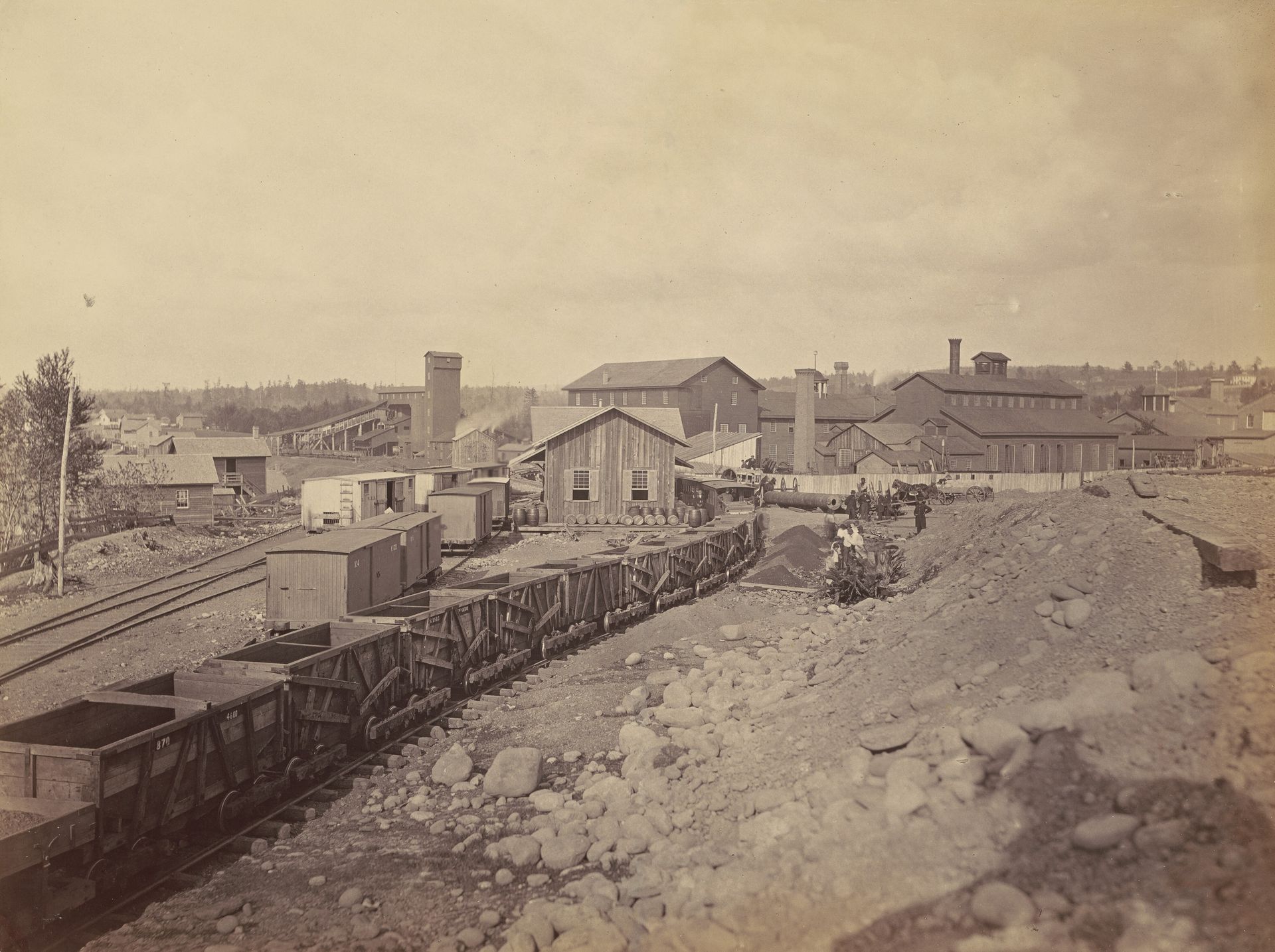 Scranton Terminus, Del. & Hudson Canal Co. by Thomas H. Johnson
