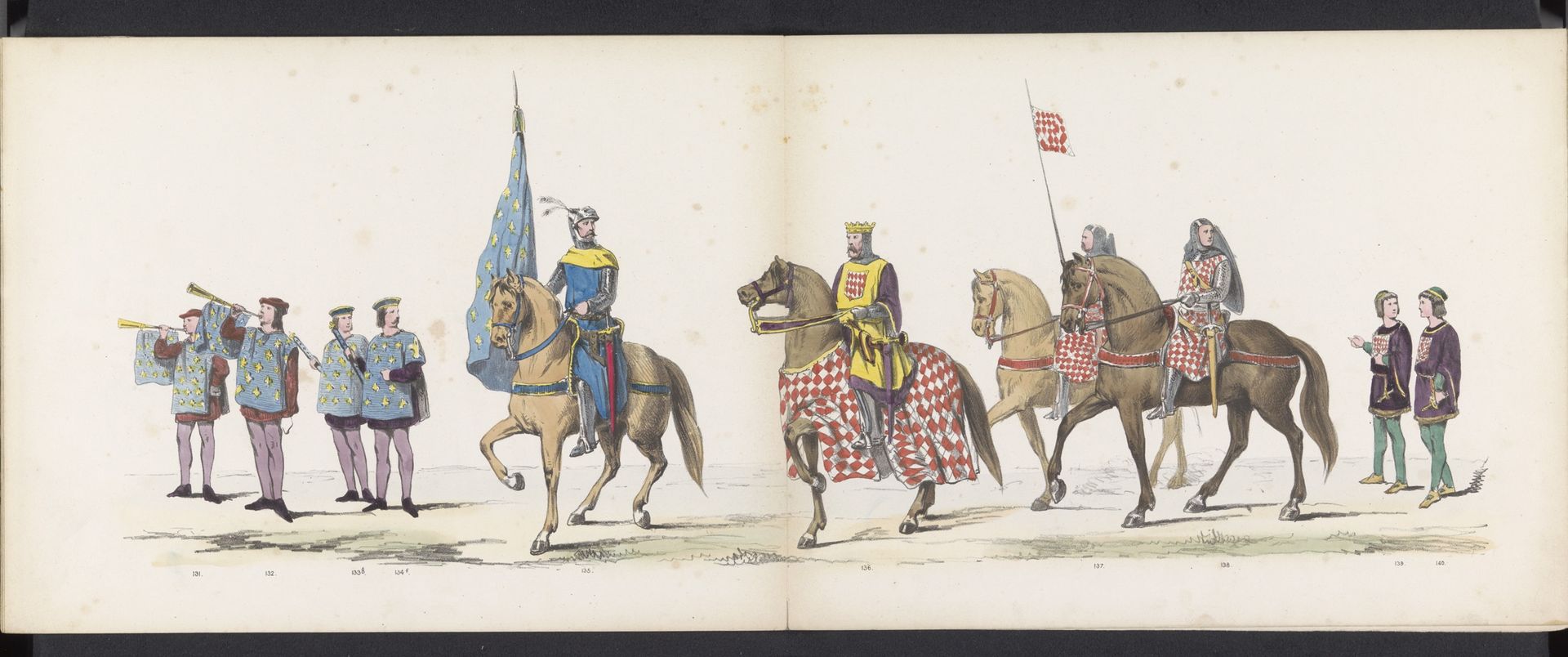 Maskerade van de Leidse studenten, 1865 (plaat 11) by Jan Daniël Cornelis Carel Willem baron de Constant Rebecque
