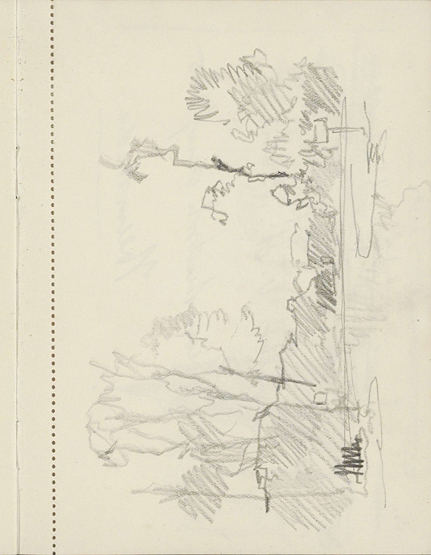 Landschap met bomen by Cornelis Vreedenburgh