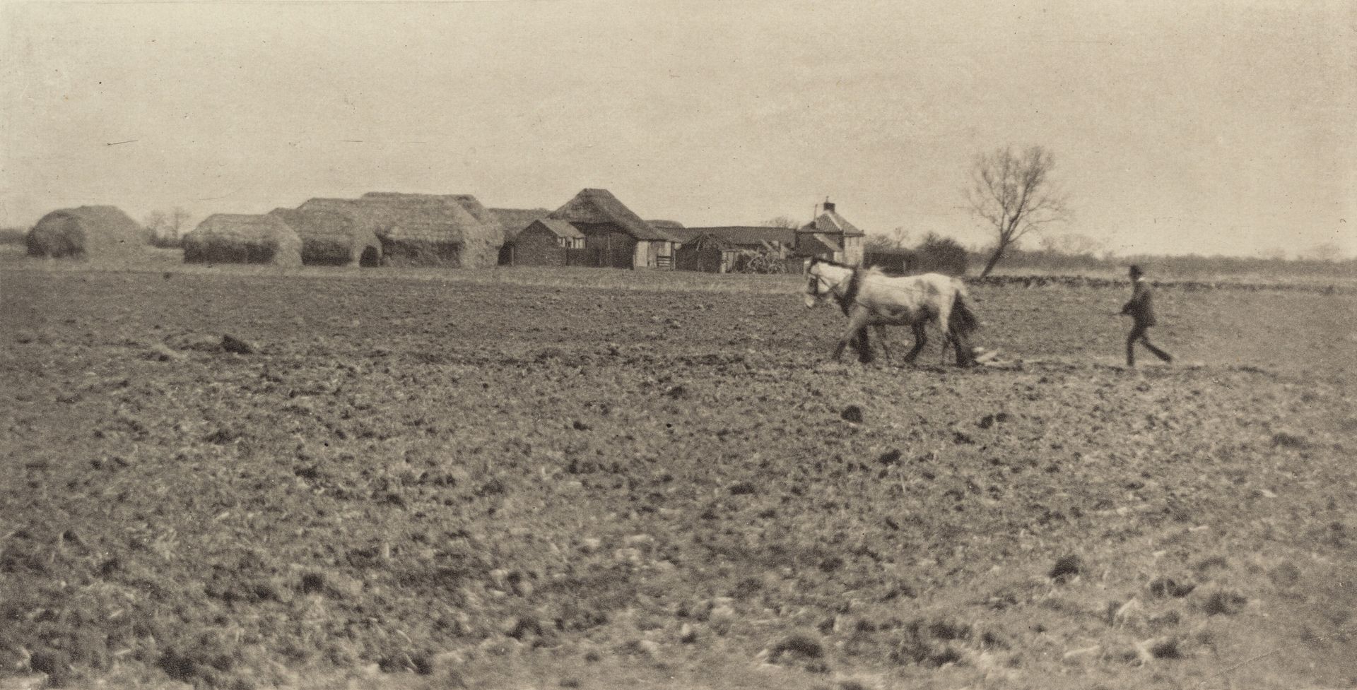Marsh Farm in Early Spring by Peter Henry Emerson