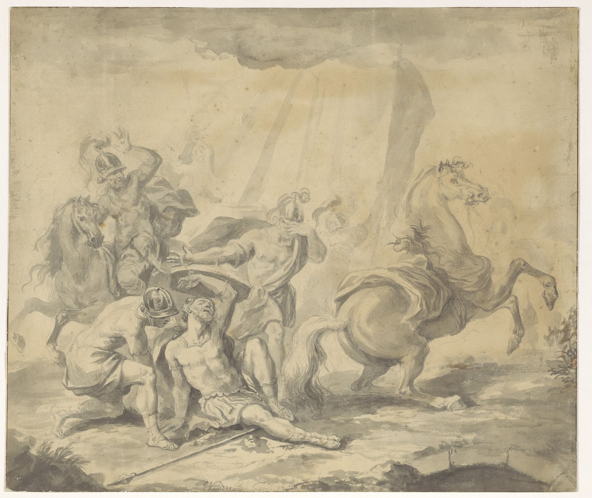 De bekering van Saulus by Jan van der Banck