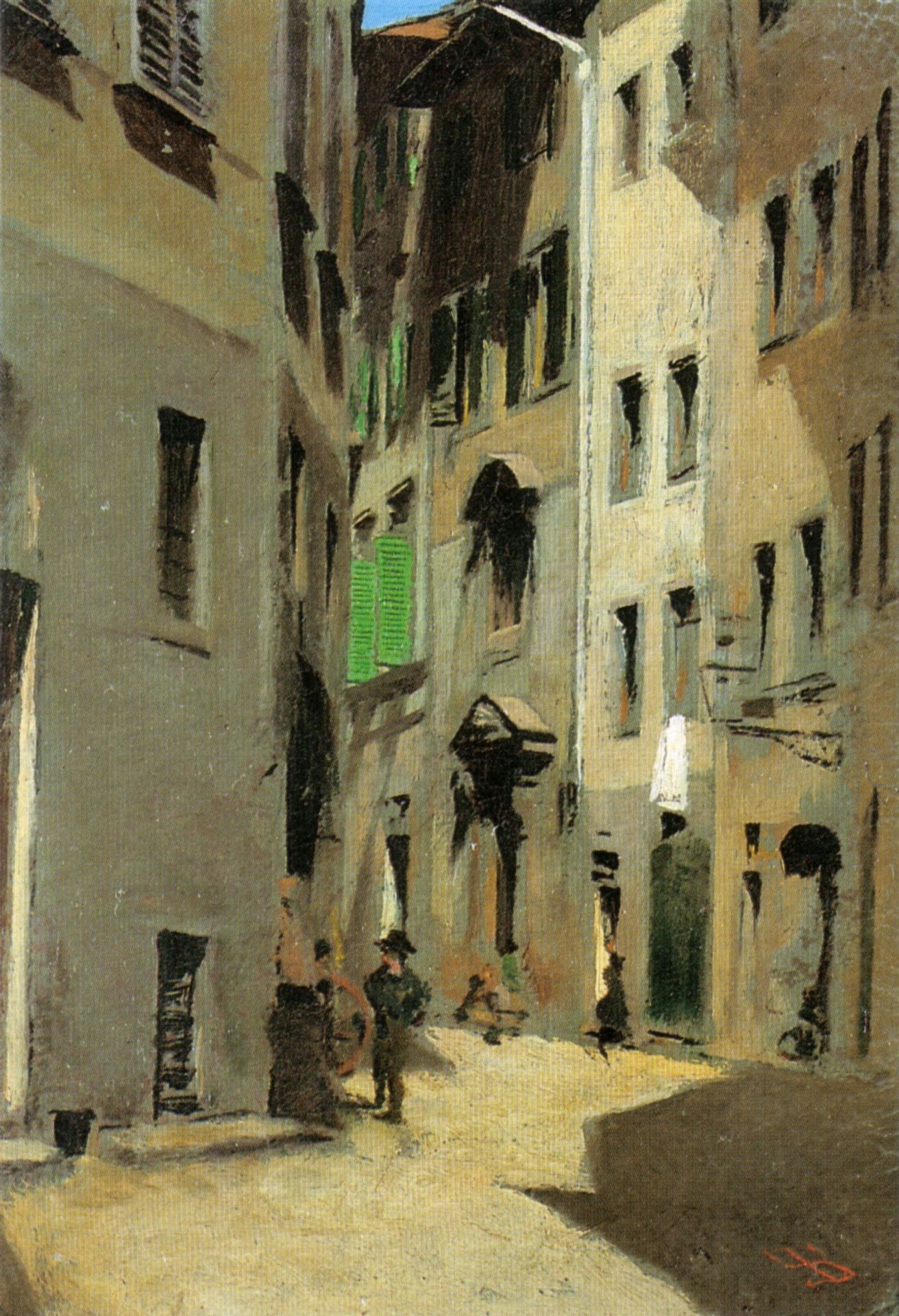 Via Torta, Firenze by Telemaco Signorini