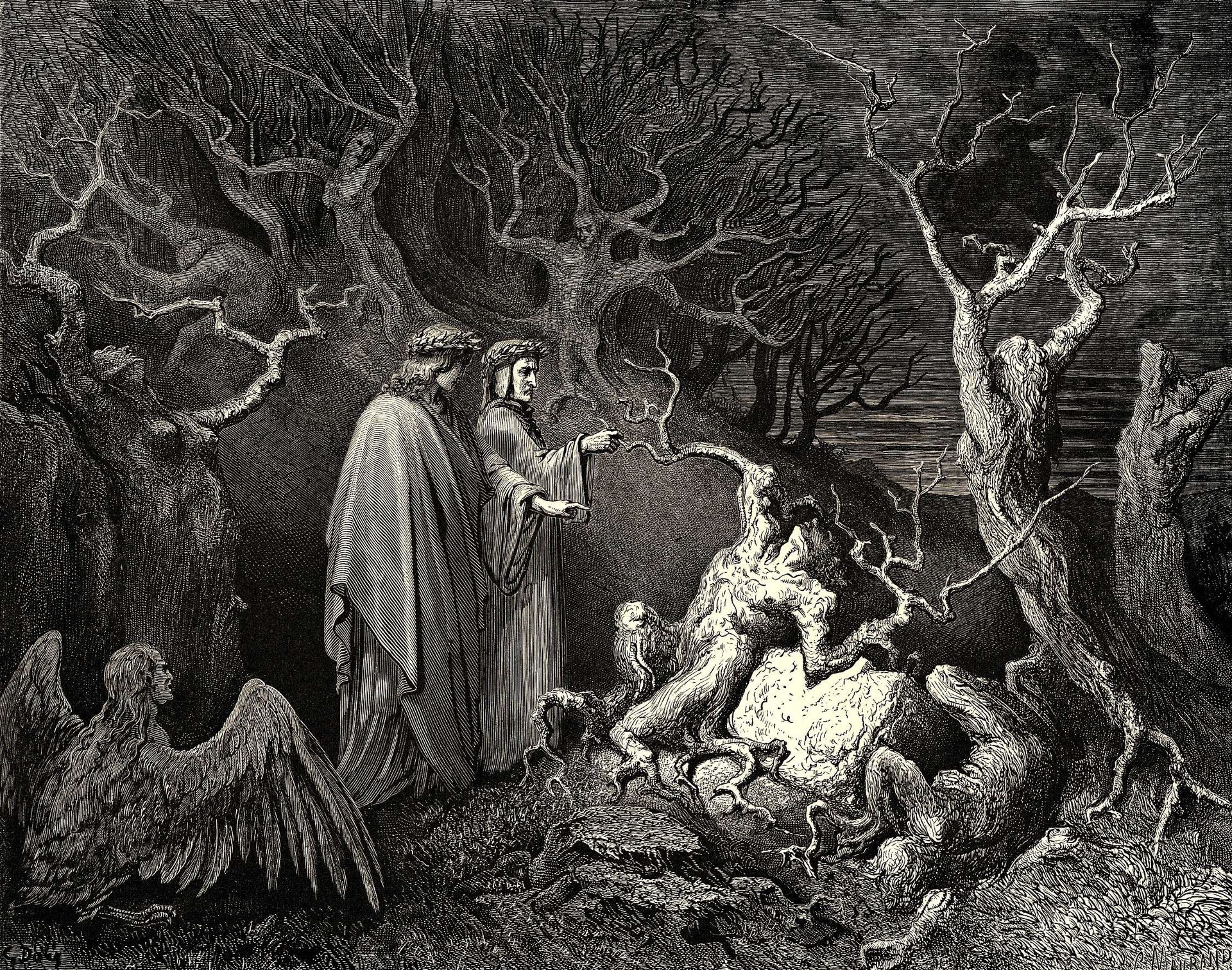 The Inferno, Canto 13 by Gustave Dore