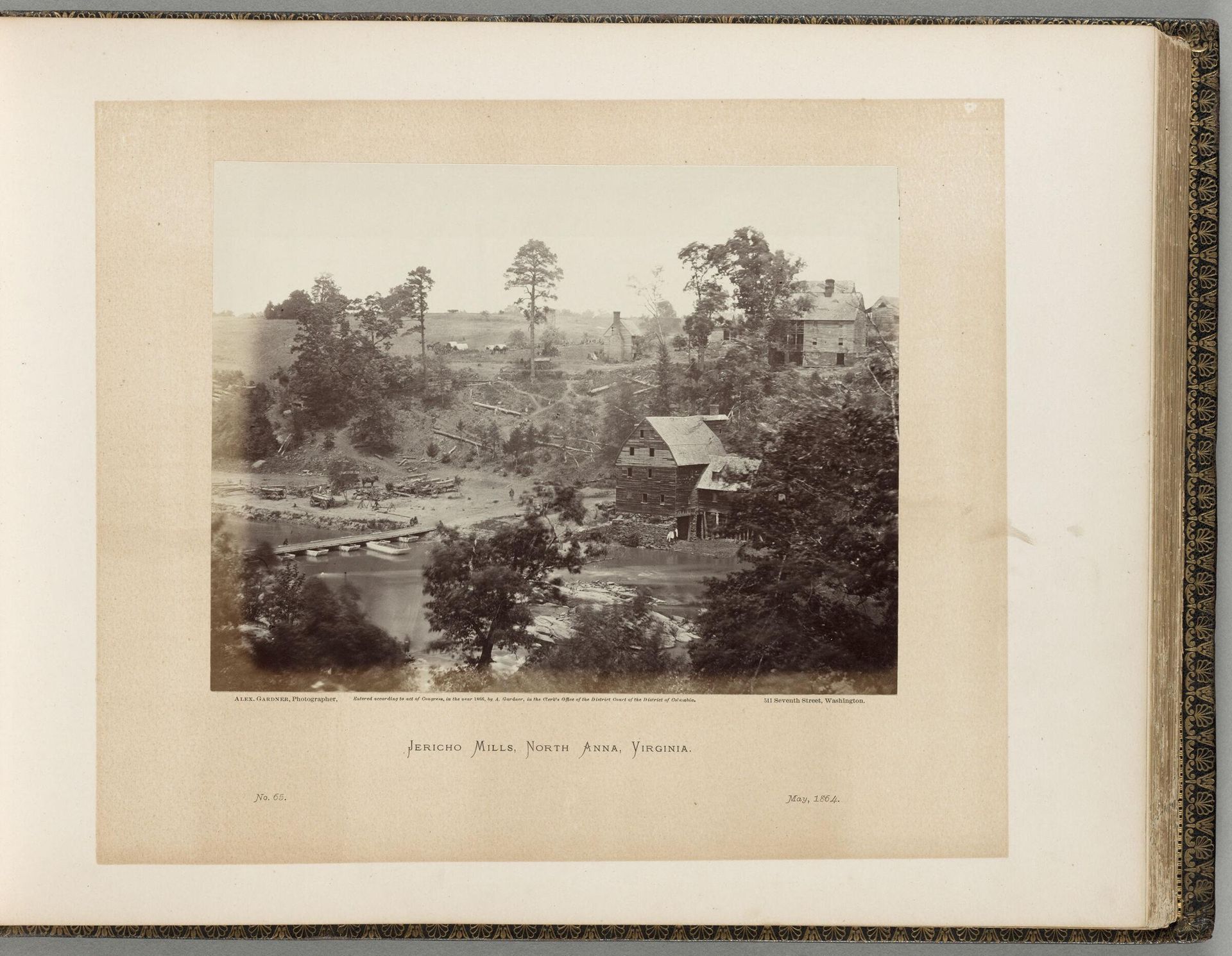 Jericho Mills, North Anna, Virginia by Alexander Gardner