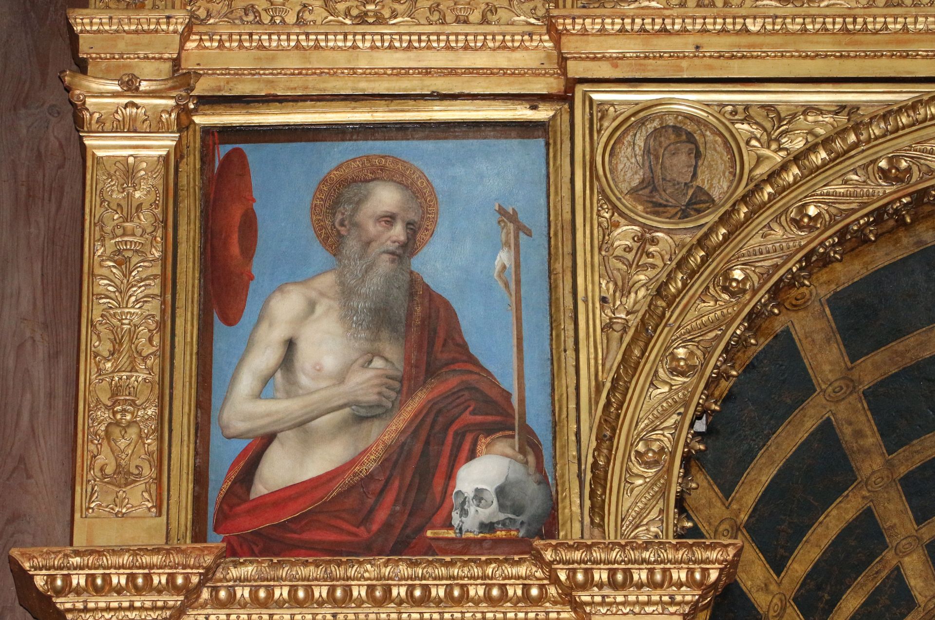 Polyptych in Santo Spirito (Bergamo), detail by Ambrogio Bergognone