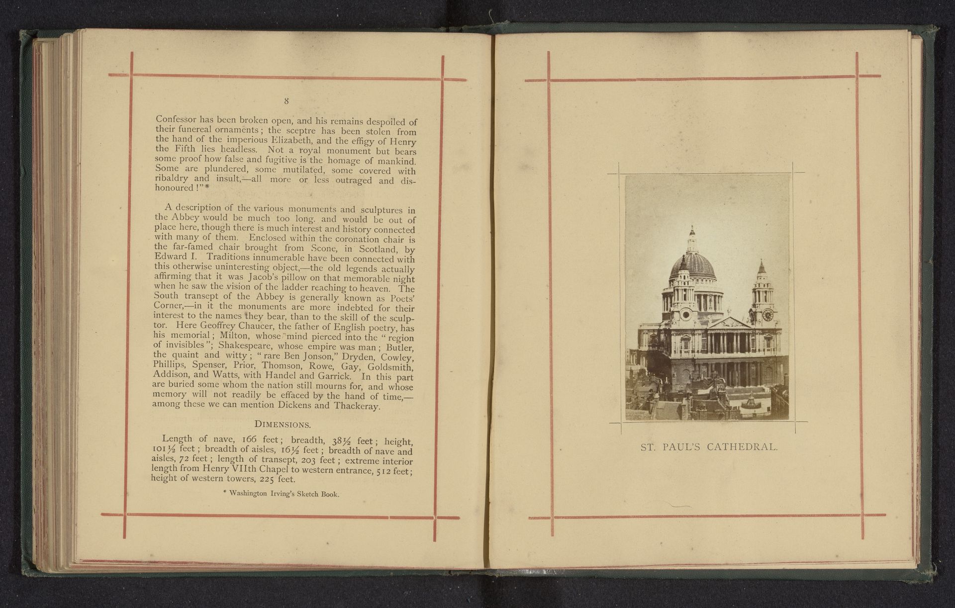 Gezicht op de Saint Paul's Cathedral in Londen by Ch. Pumphrey & Co
