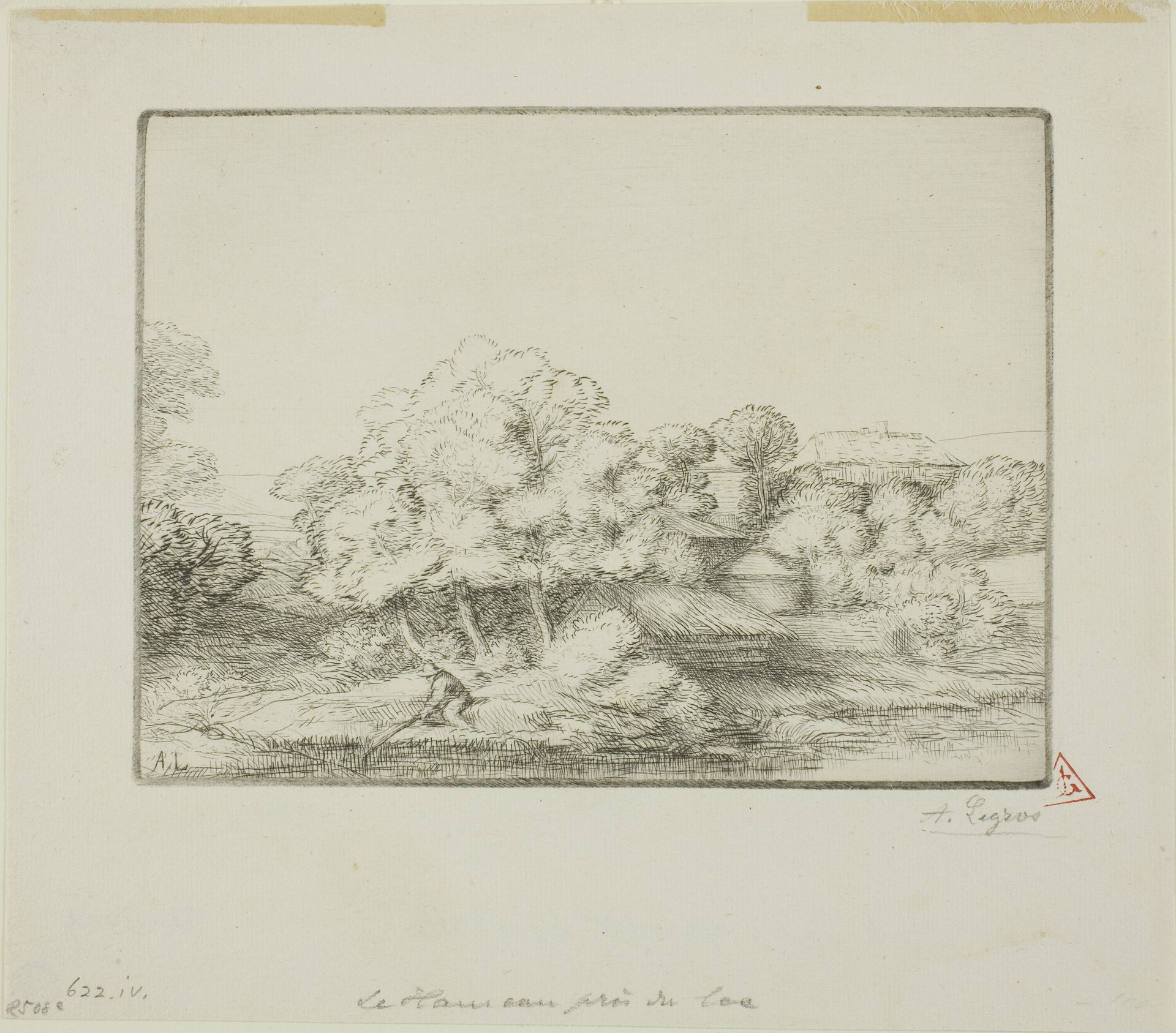 The Hamlet by the Lake by Alphonse Legros