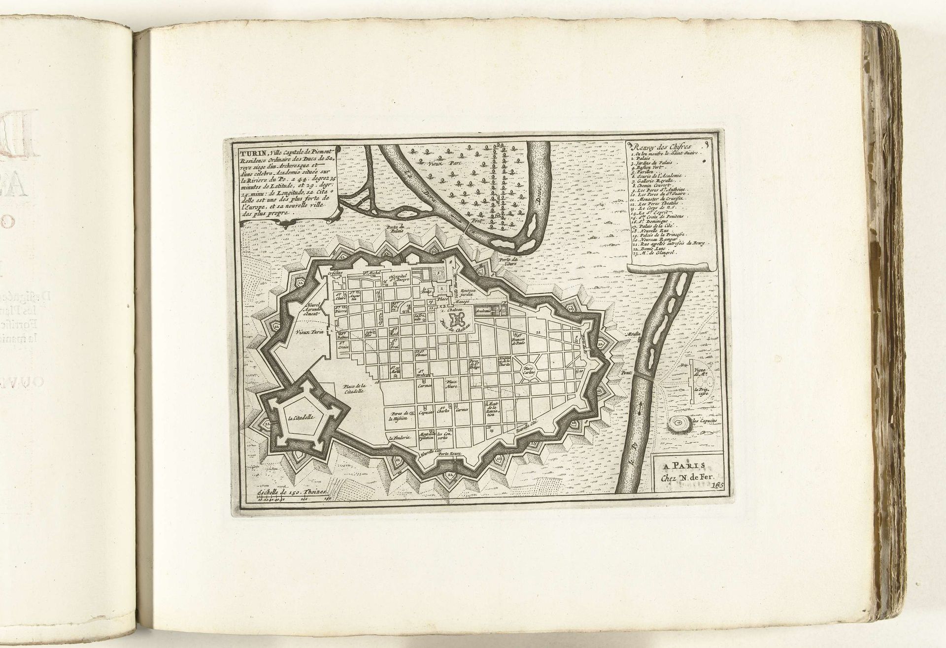 Plattegrond van Turijn, ca. 1702 by Anonymous