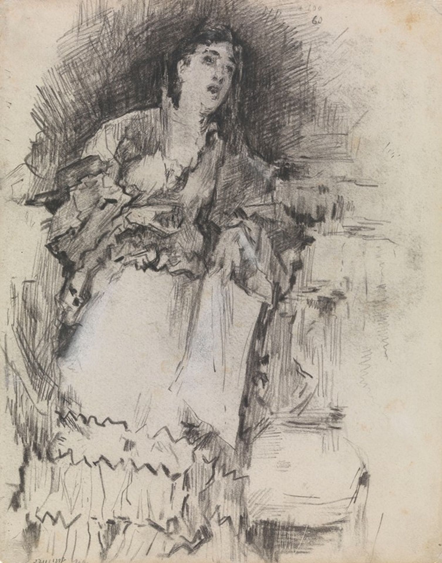 Woman Singing by James Ensor