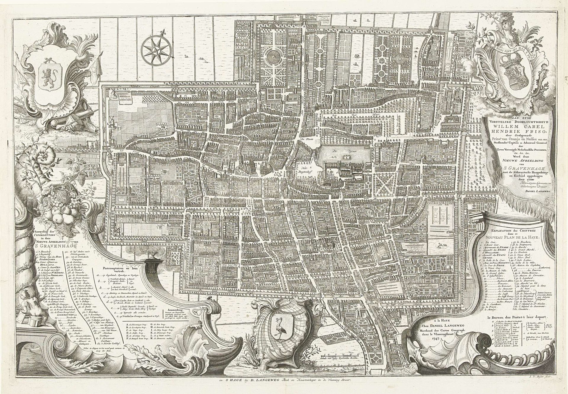 Plattegrond van Den Haag by Iven Besoet
