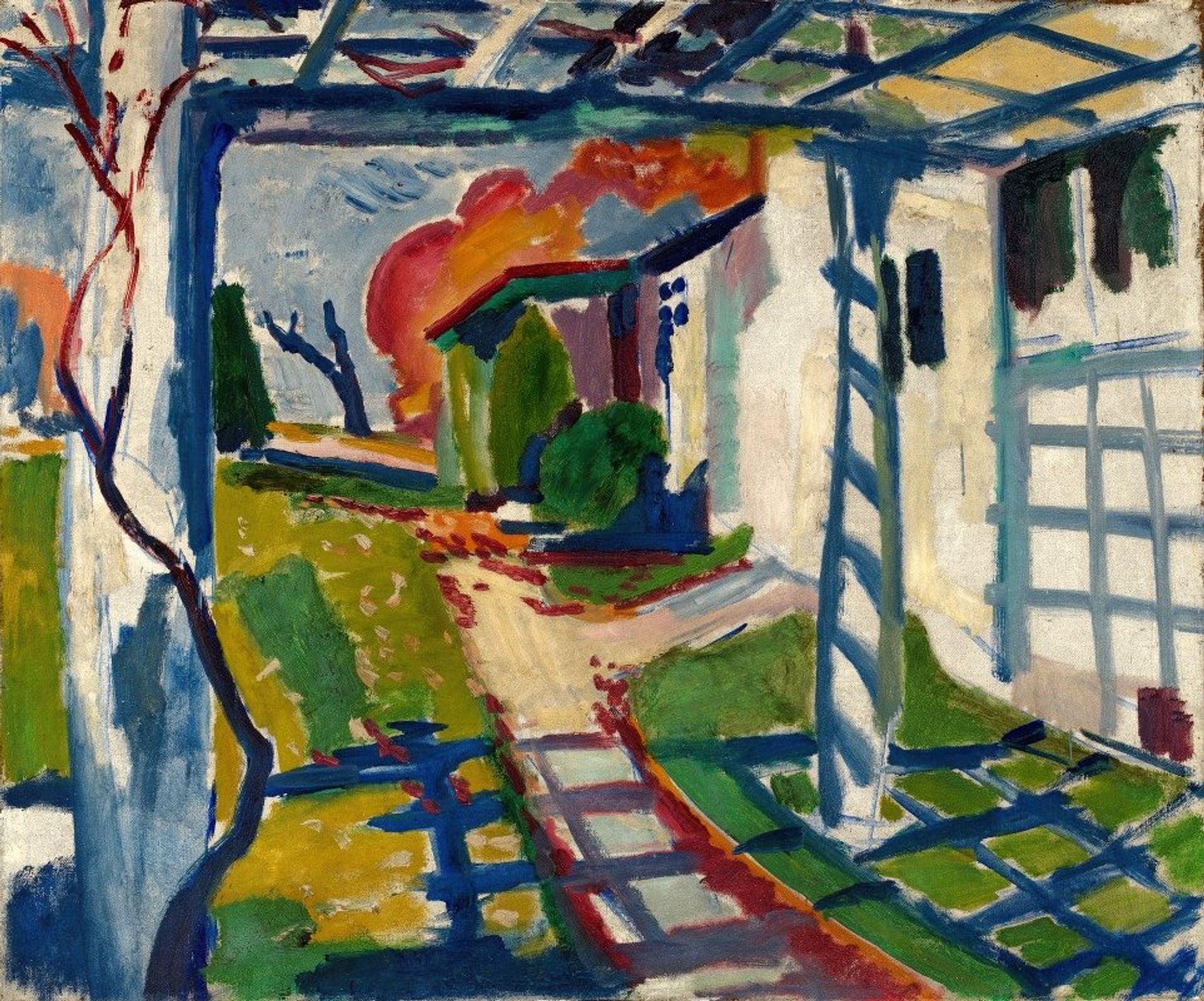 Grape Arbor by Henry Lyman Saÿen