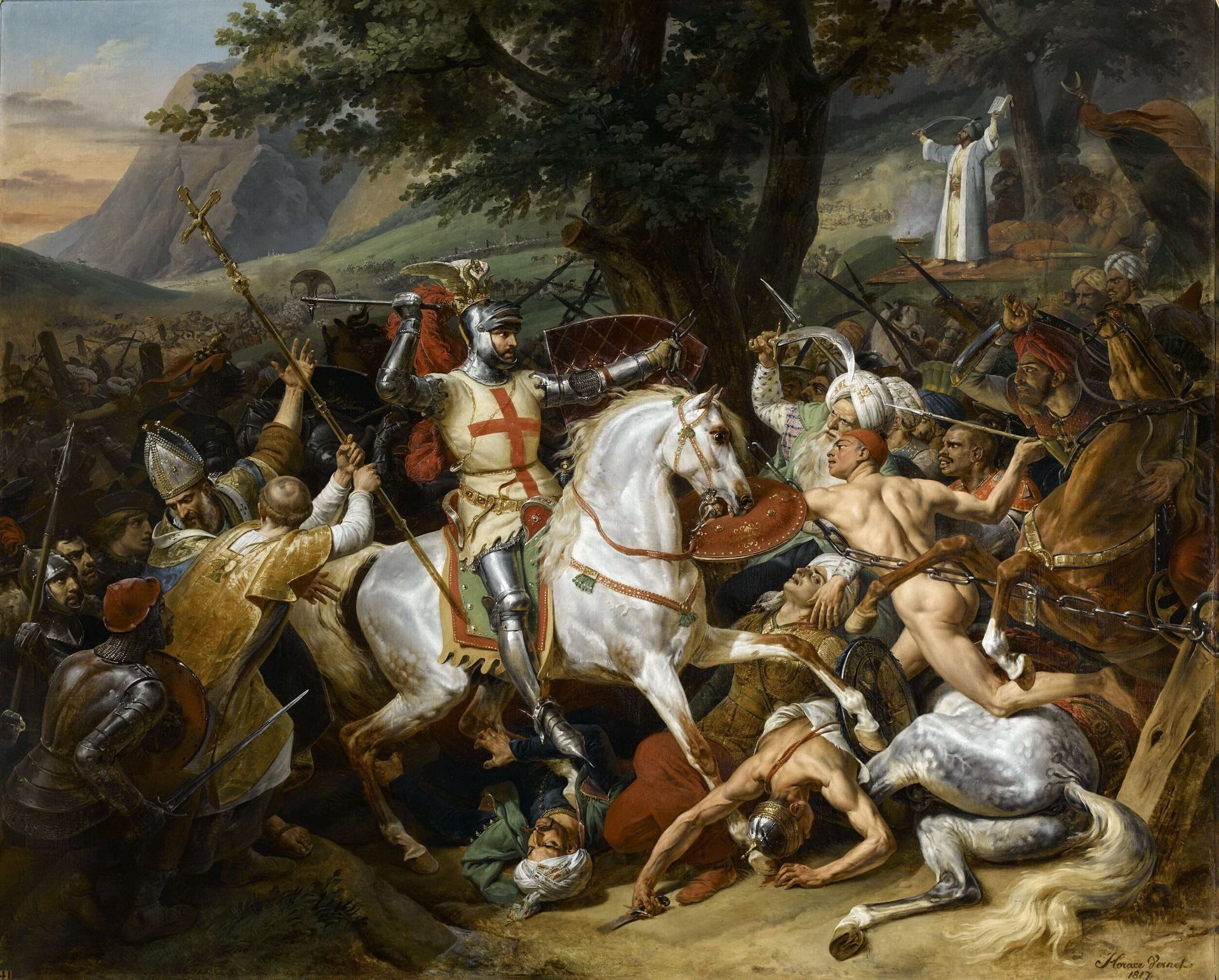 Battle of Las Navas de Tolosa, 1212 by Horace Vernet