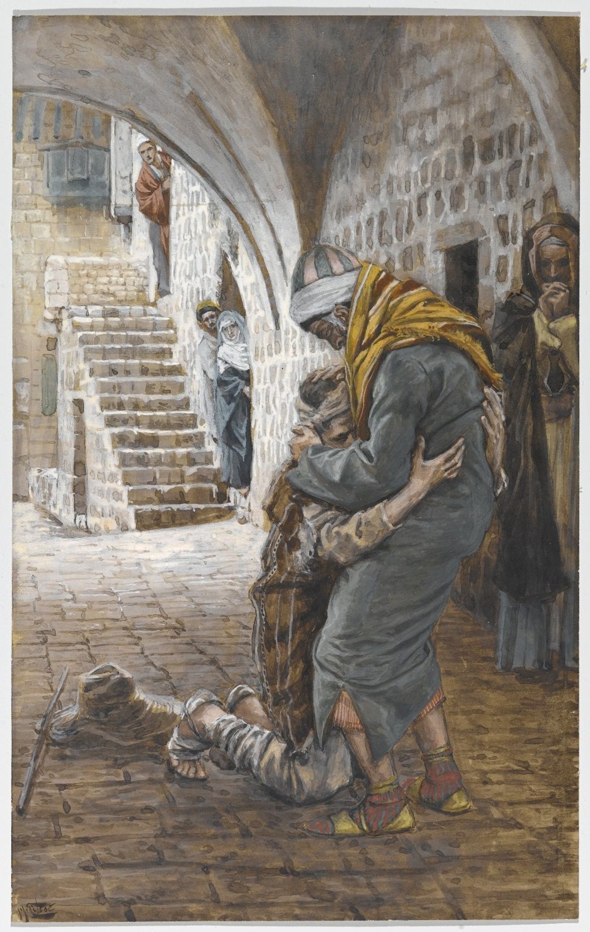 The Return of the Prodigal Son, illustration for 'The Life of Christ' by James Tissot