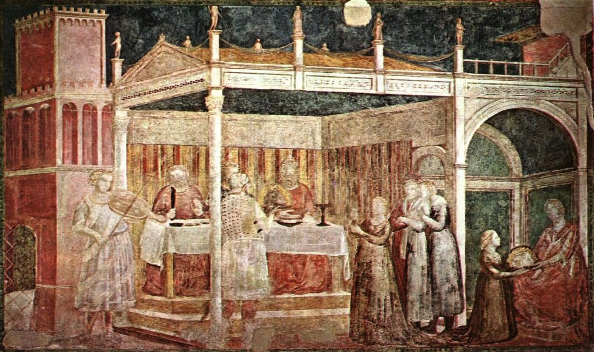 Feast of Herod by Giotto