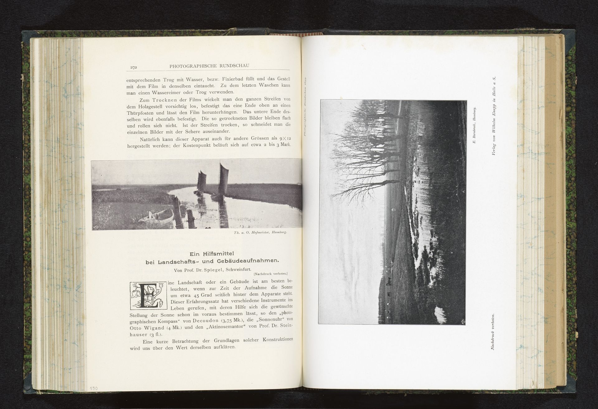Landschap met sloot by E. Barnbrock