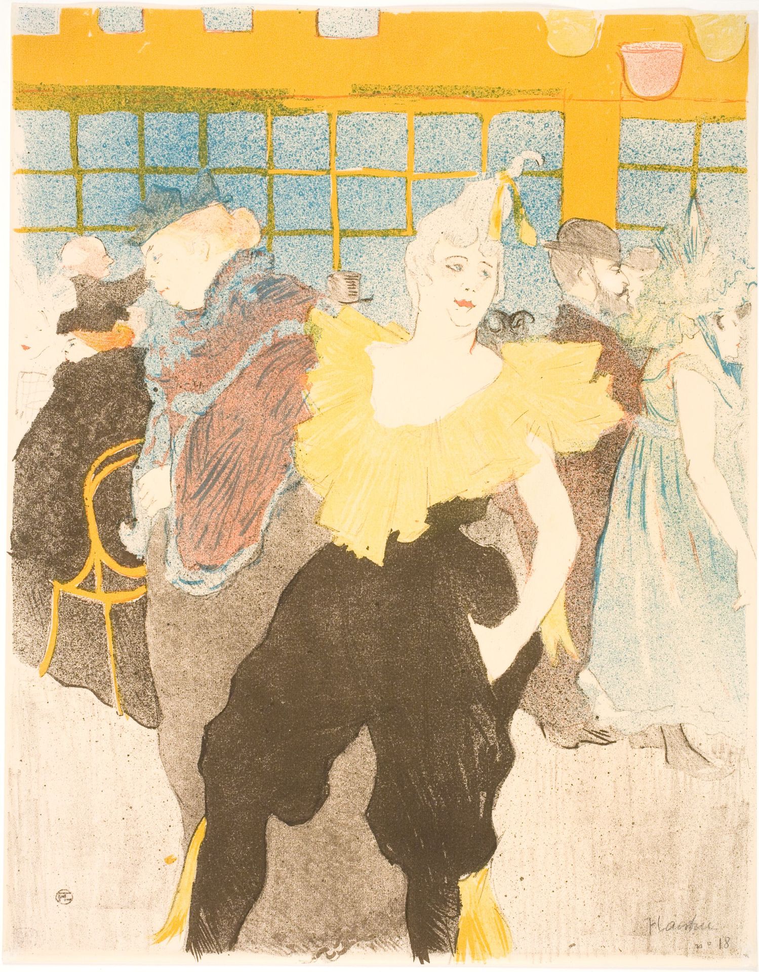 La Clownesse au Moulin Rouge by Henri de Toulouse-Lautrec