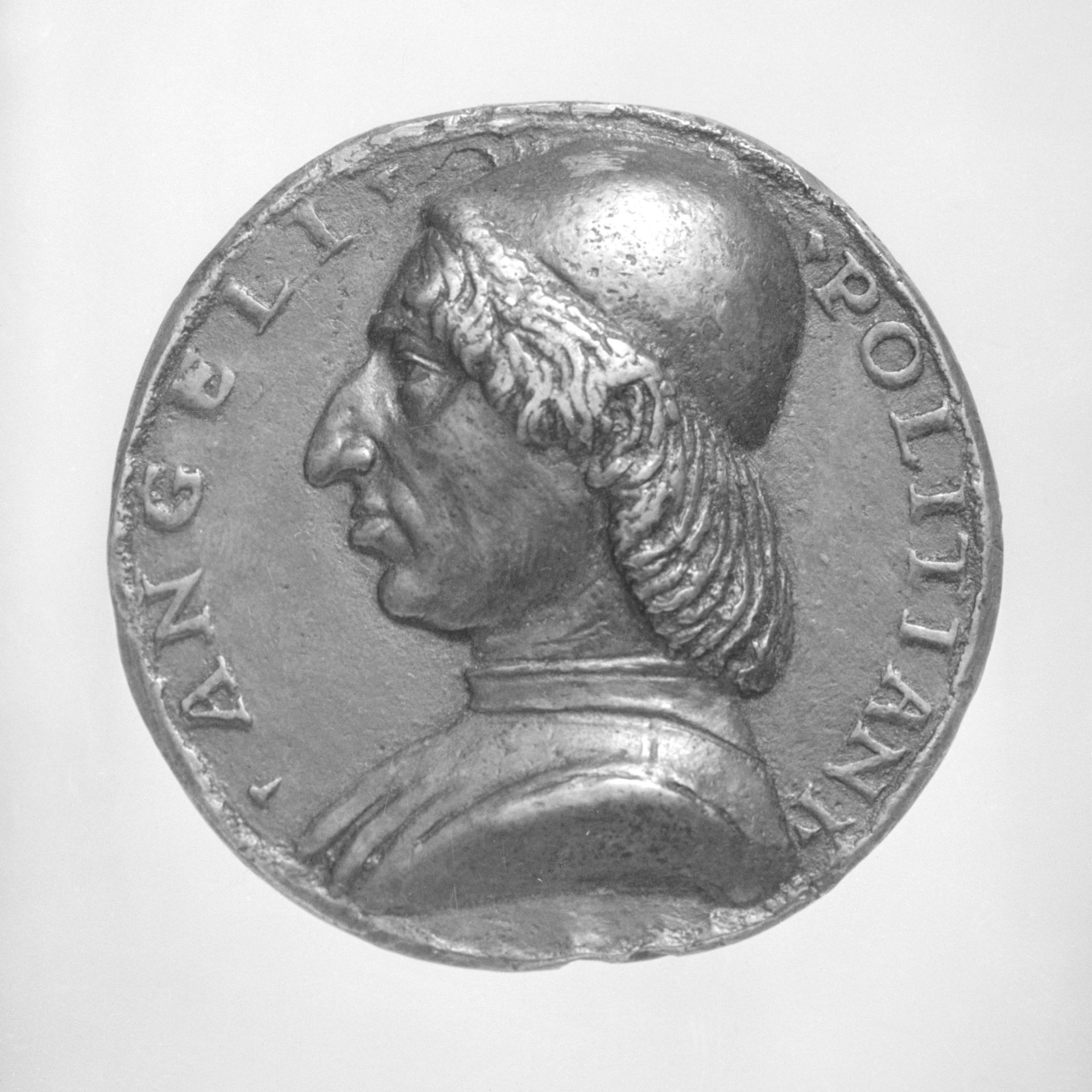 Angelo Poliziano (1454–1494) and Maria Poliziana by Niccolò Fiorentino (Niccolò di Forzore Spinelli)