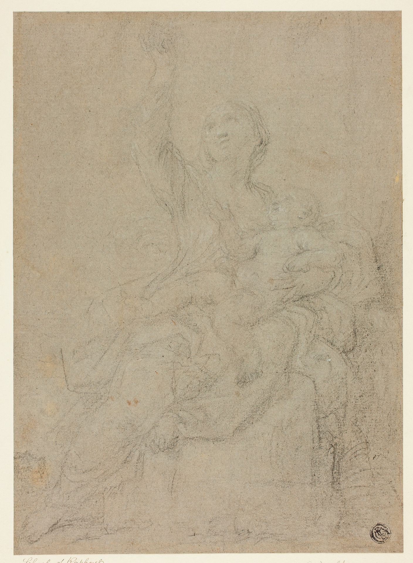 Seated Madonna and Child by Ciro Ferri