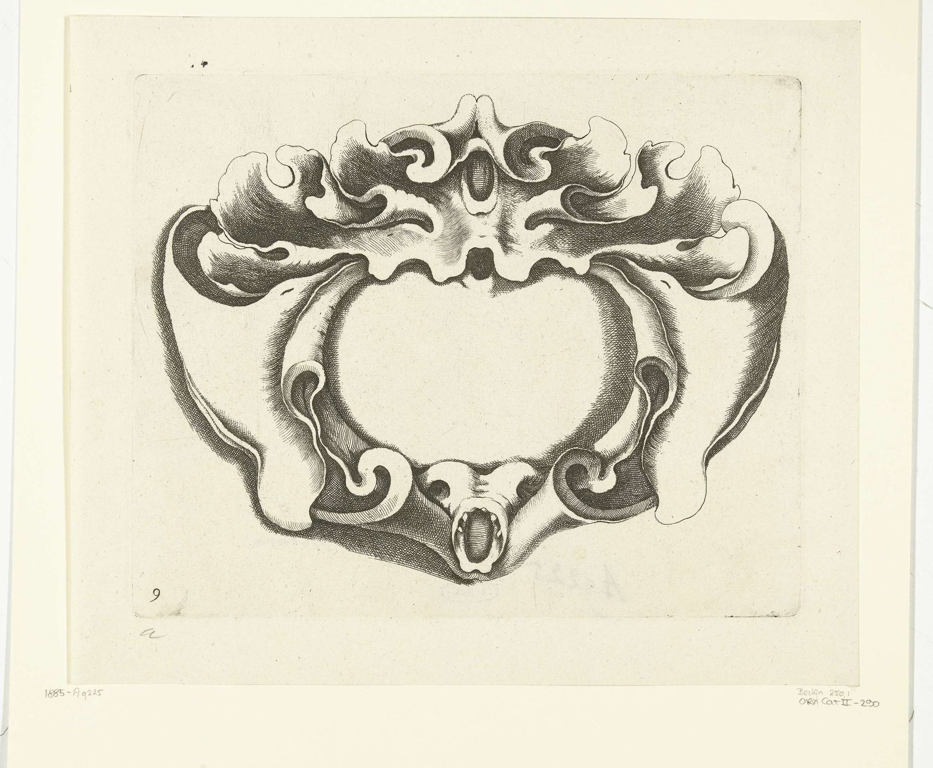 Brede cartouche by Jacob Lutma