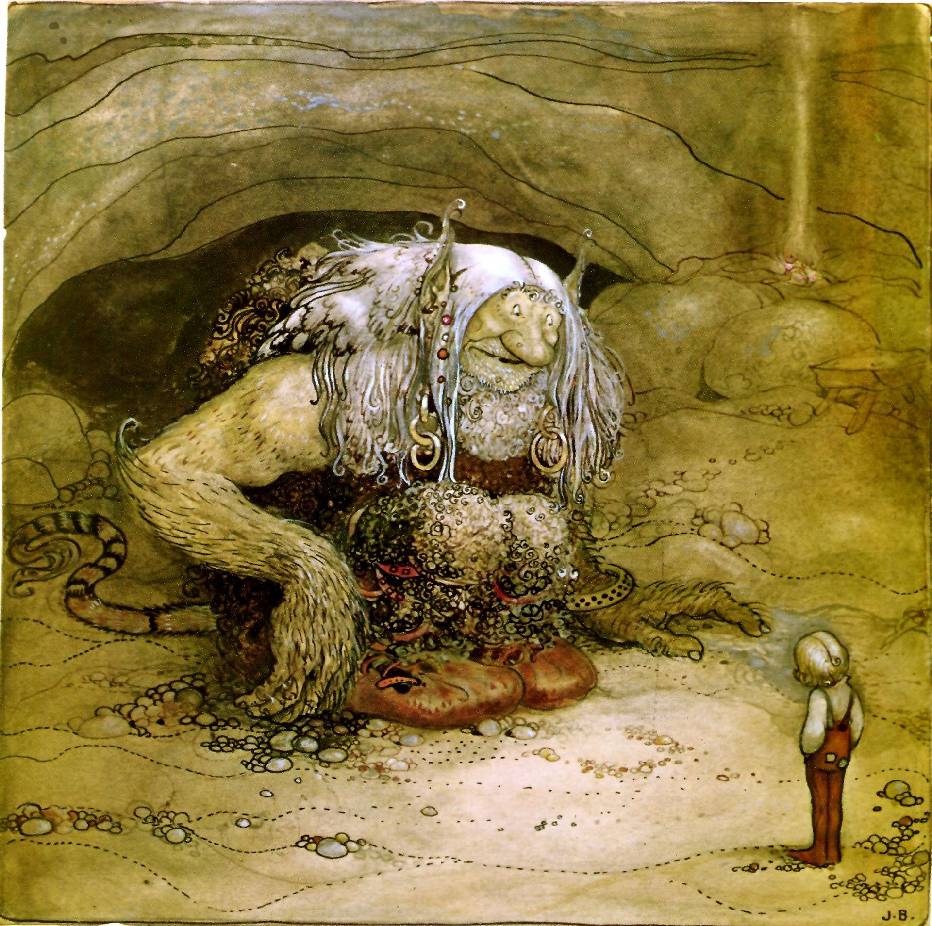 The boy who was never afraid by John Bauer