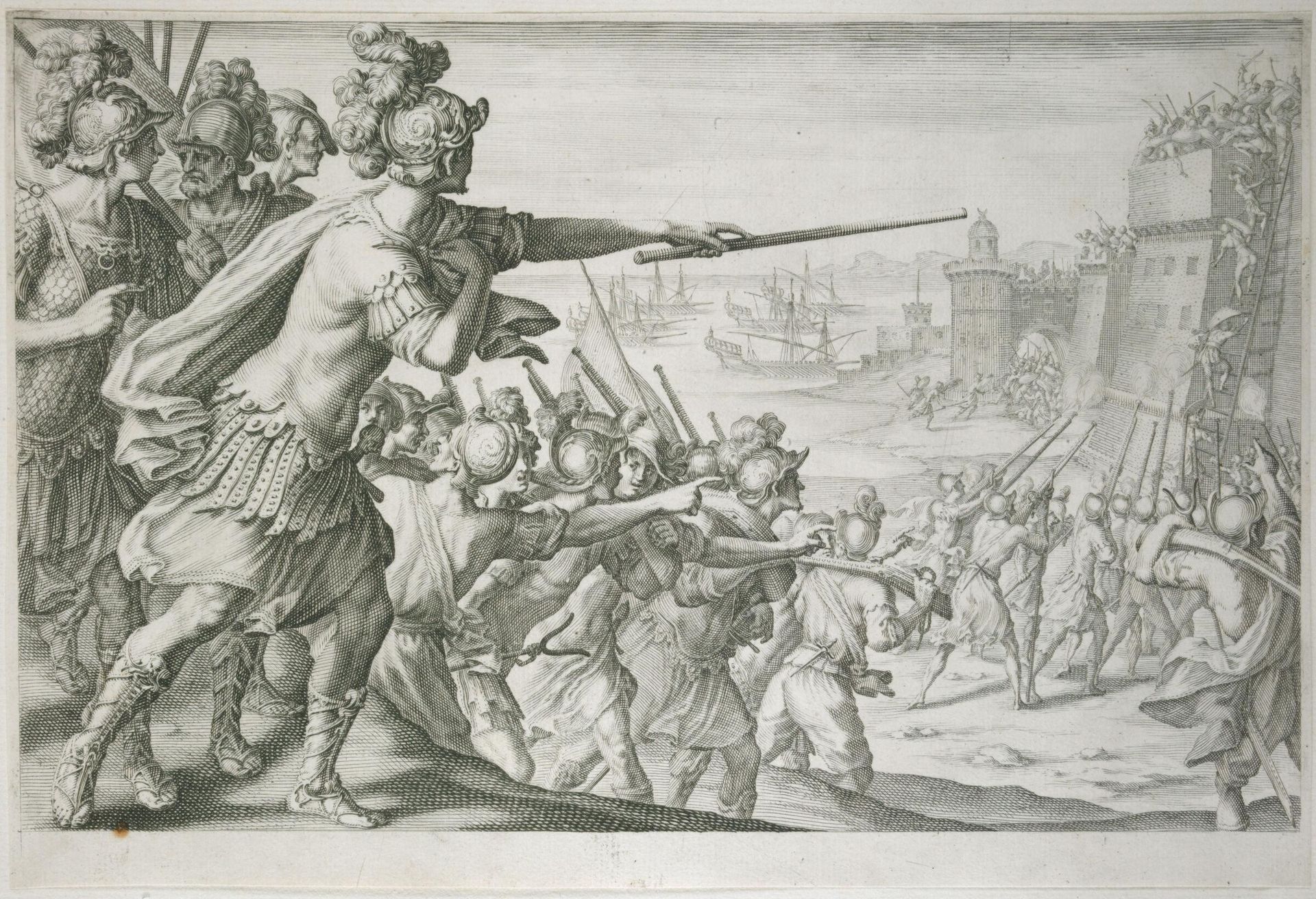 Taking of the City of Bone by Jacques Callot