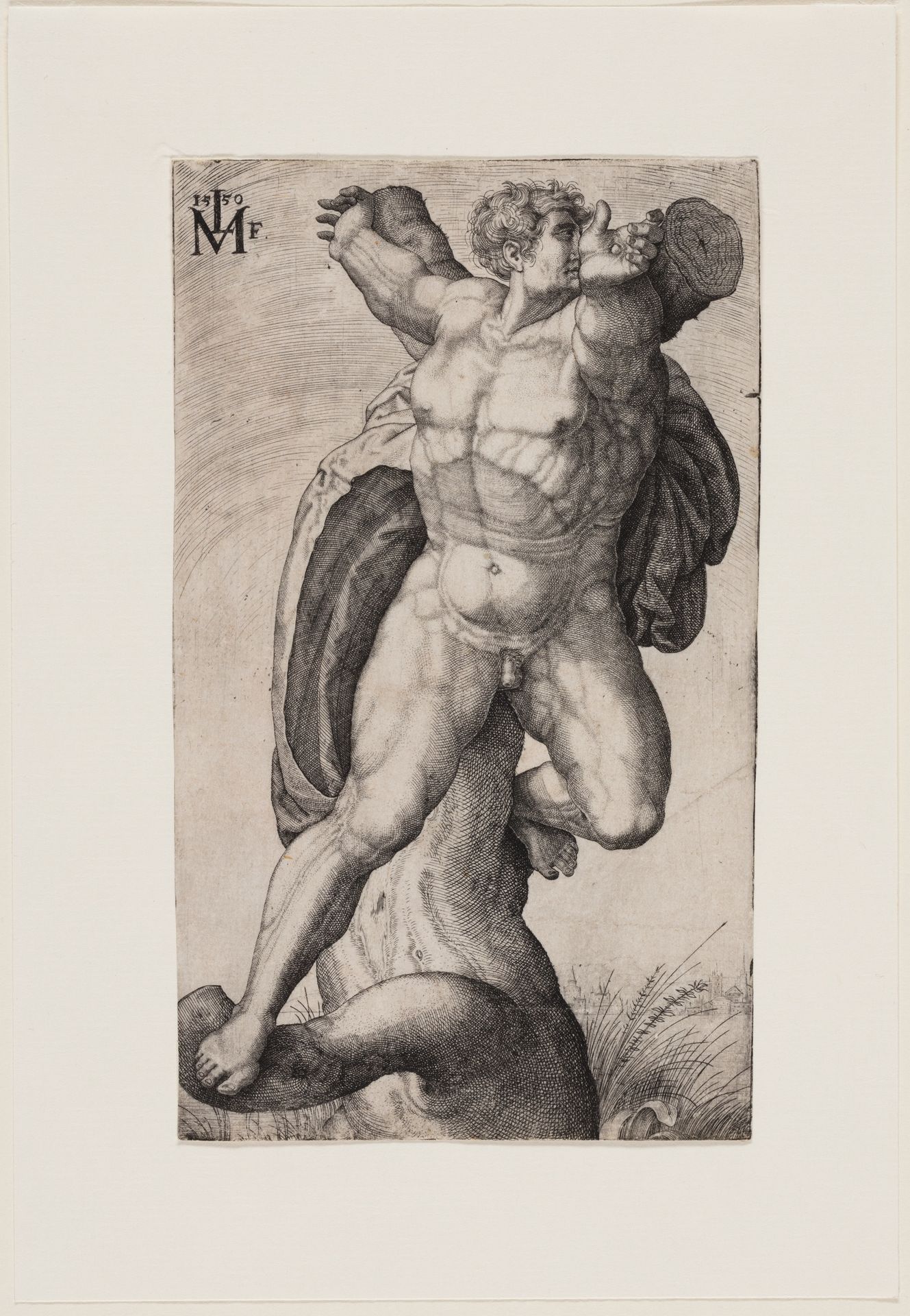 A Crucified Man (Haman) by Melchior Lorichs