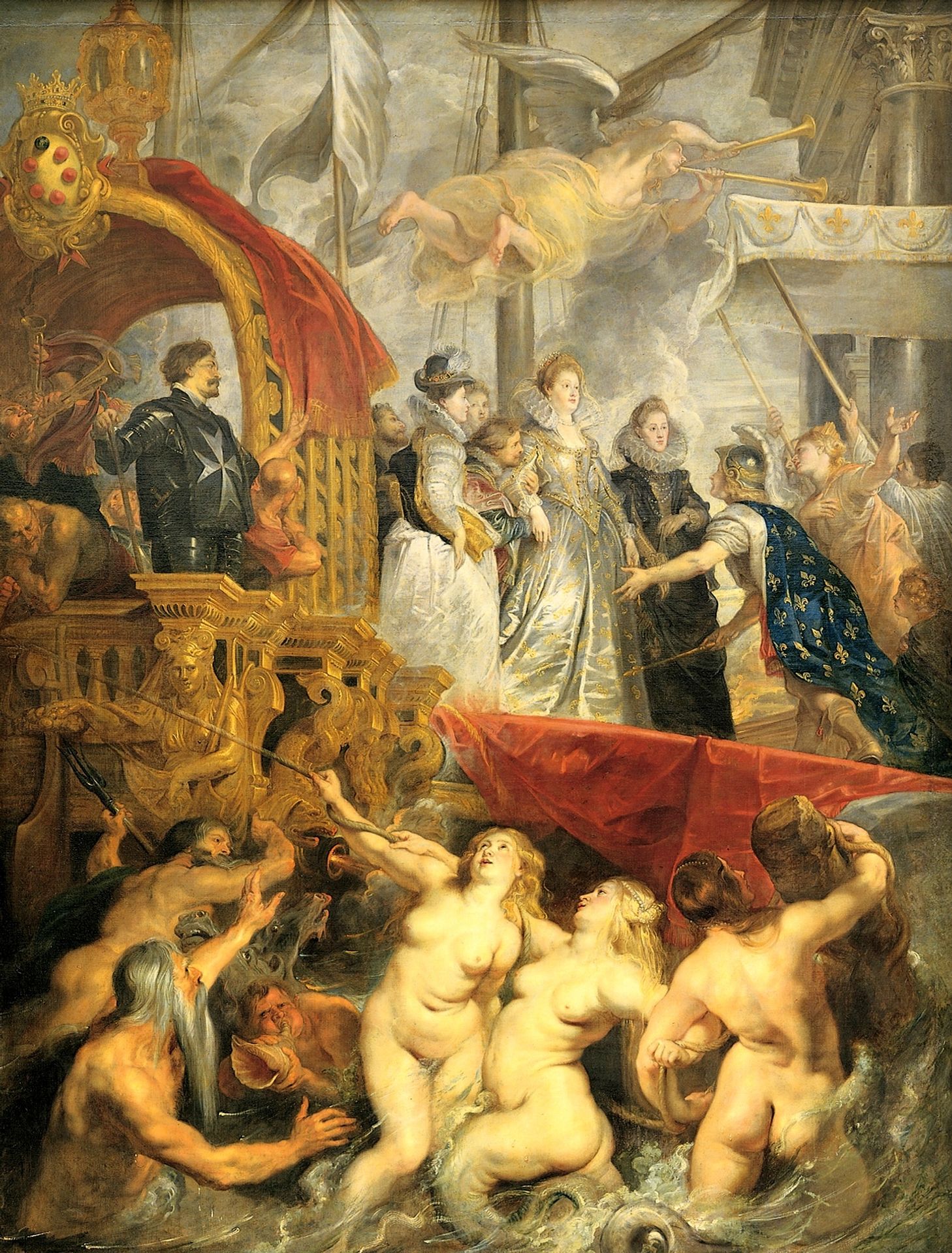 6. The Disembarkation at Marseilles by Peter Paul Rubens
