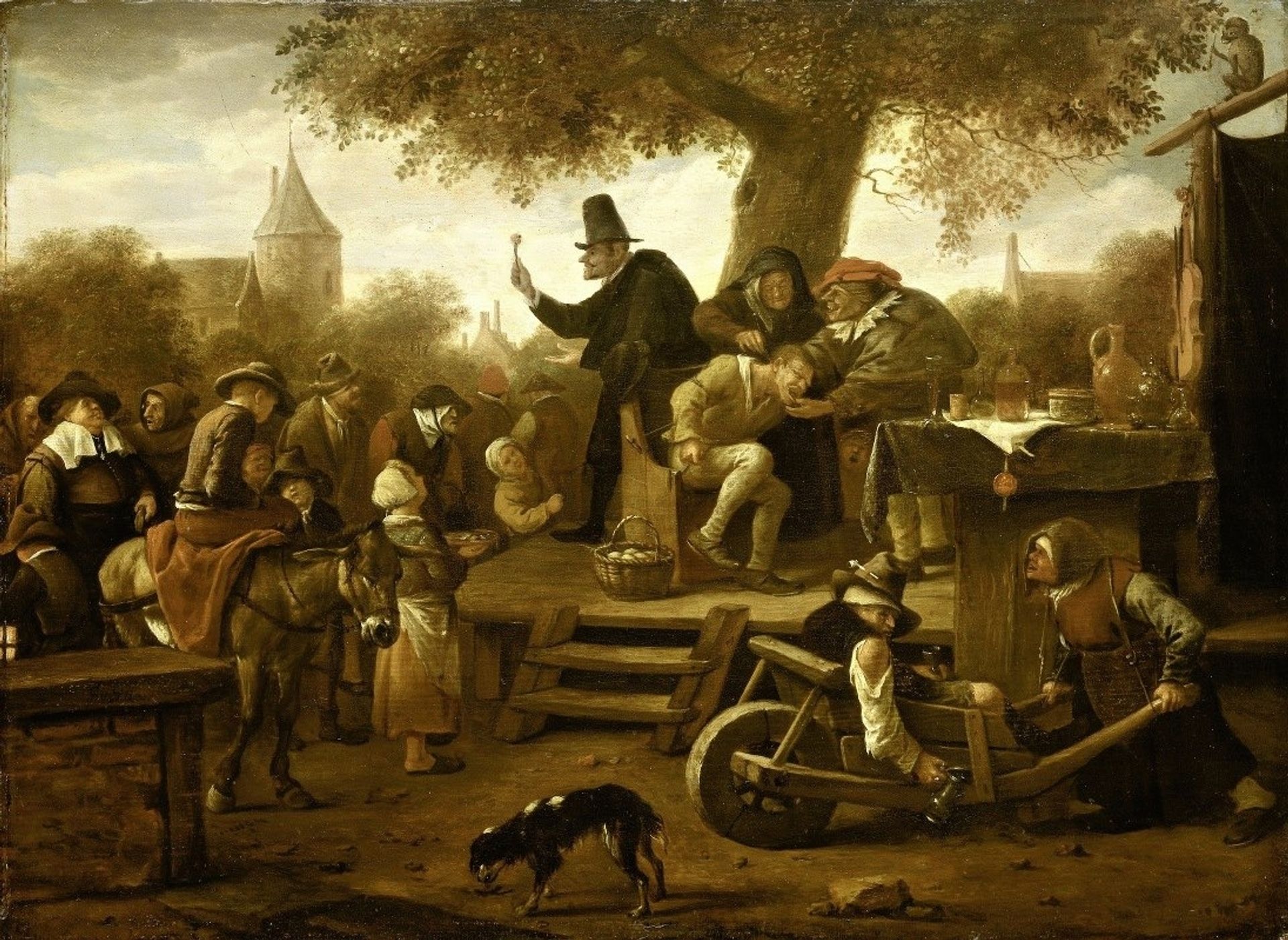 The quack by Jan Steen