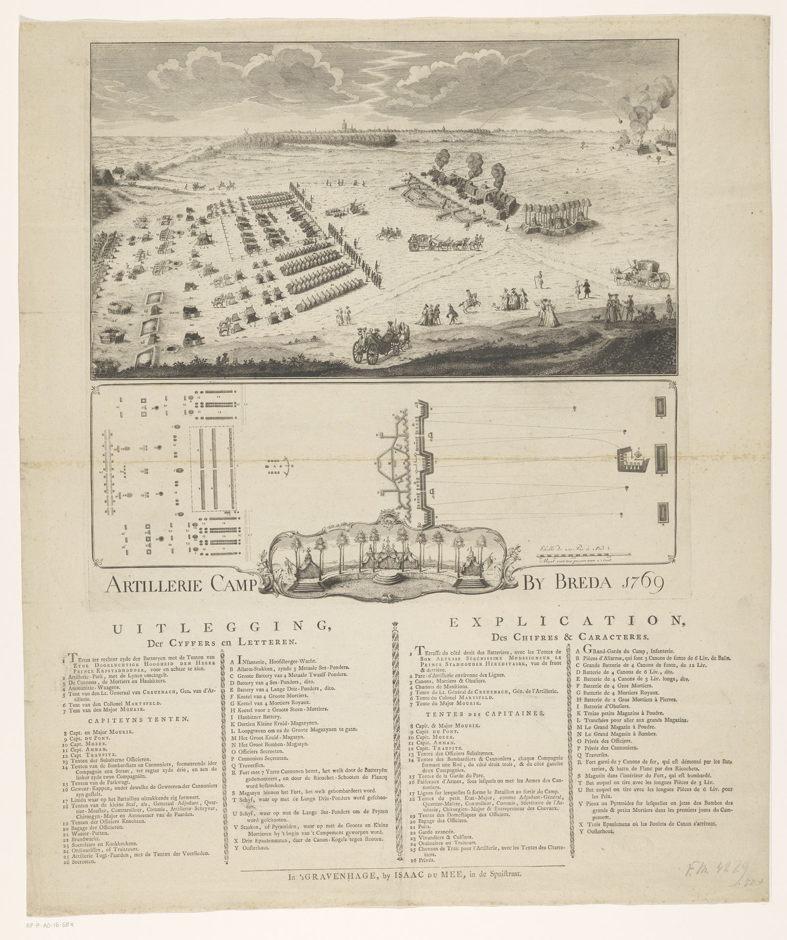 Kampement van het Staatse Leger bij Breda, 1769 by Anonymous
