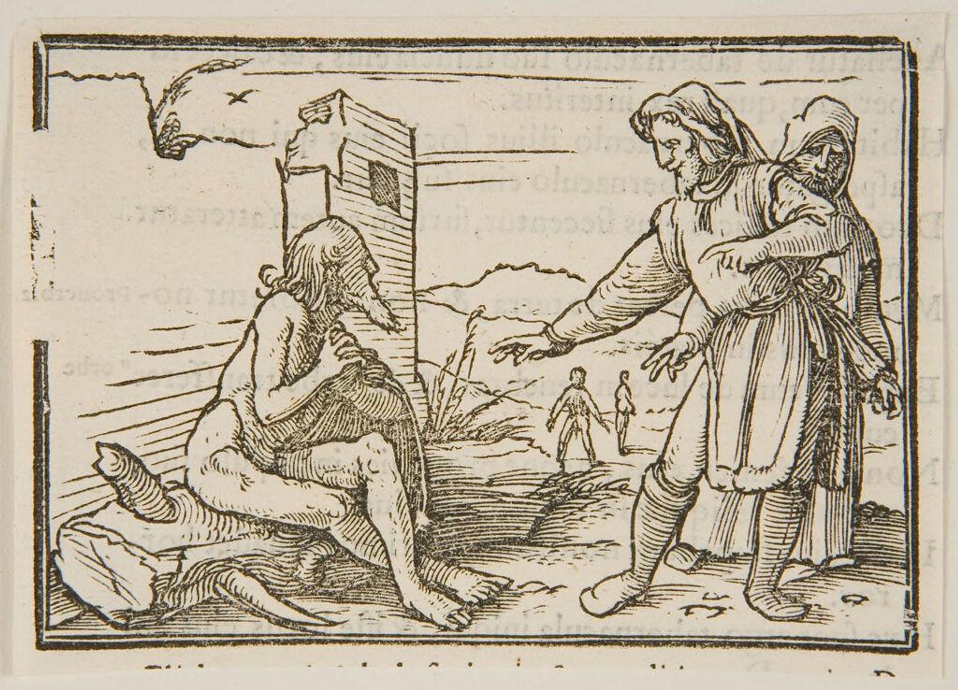 Job XV by Hans Holbein the Younger