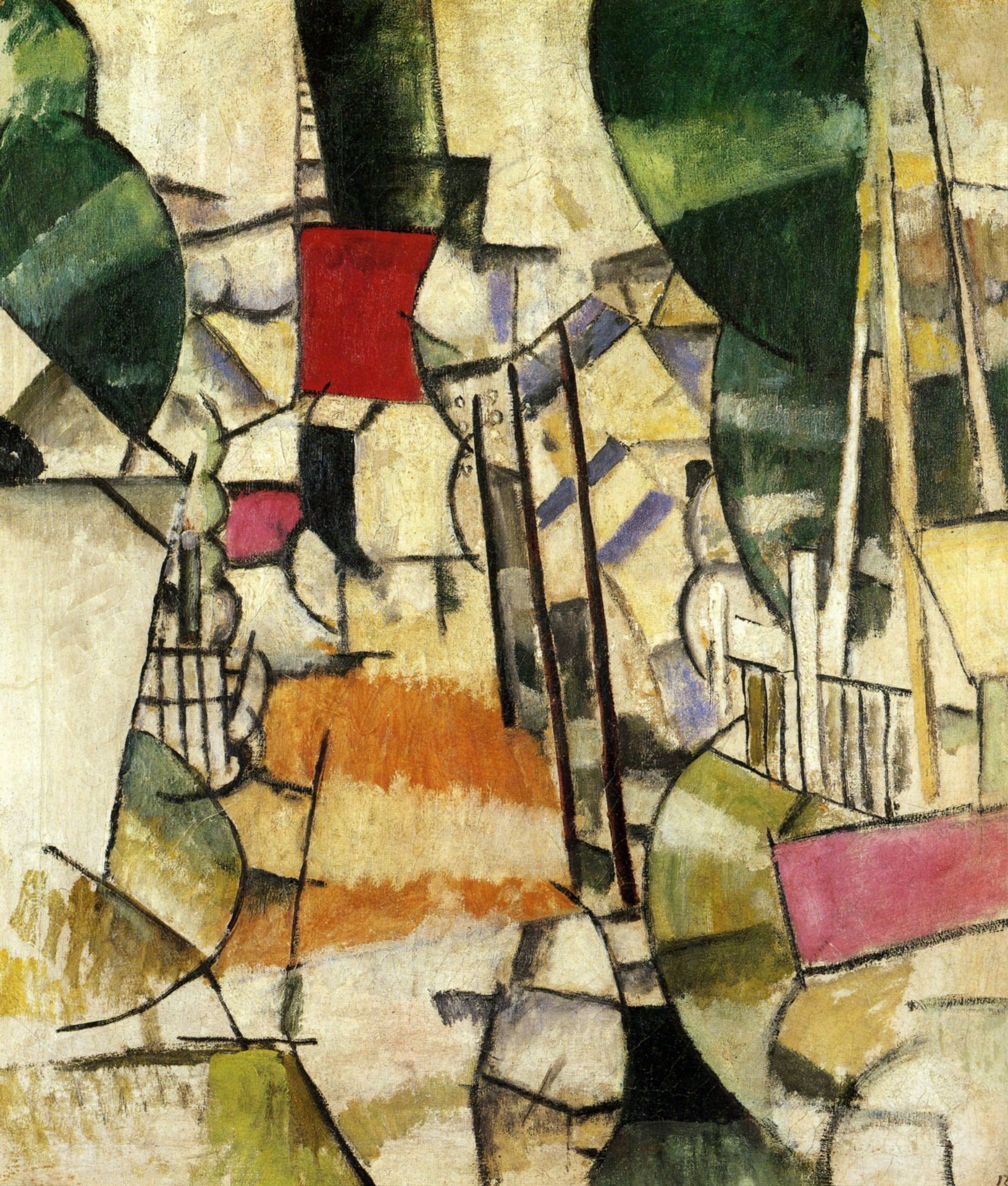 The level Crossing by Fernand Léger