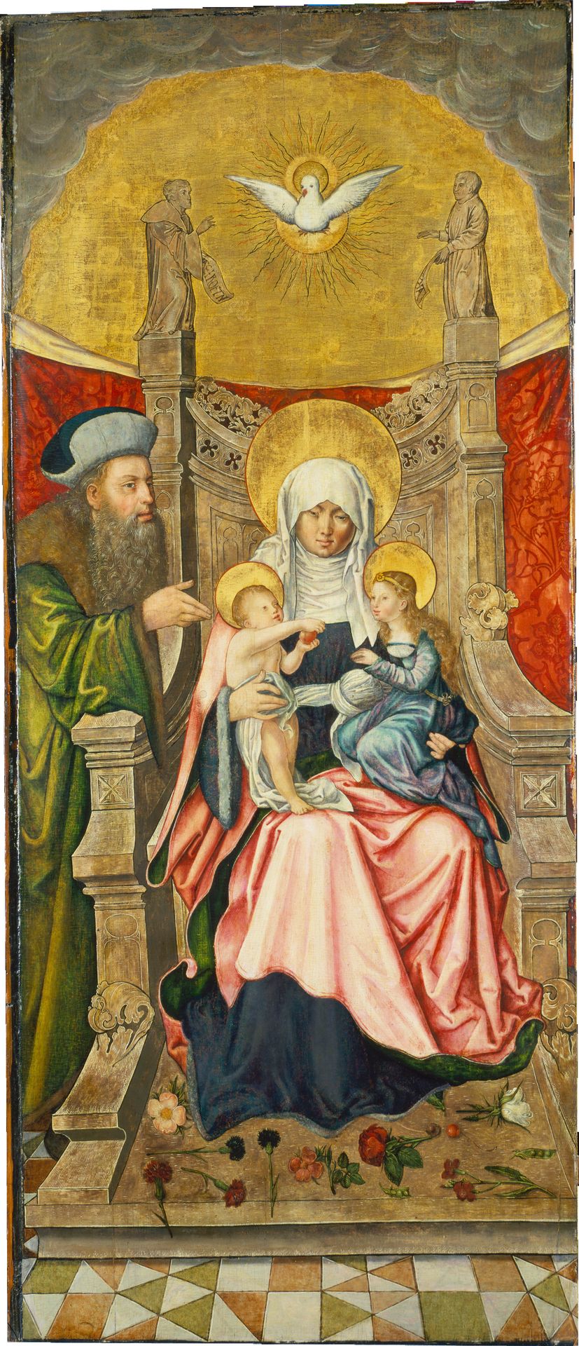 Saint Anne with the Virgin and Child, and Joachim by Martin Kaldenbach